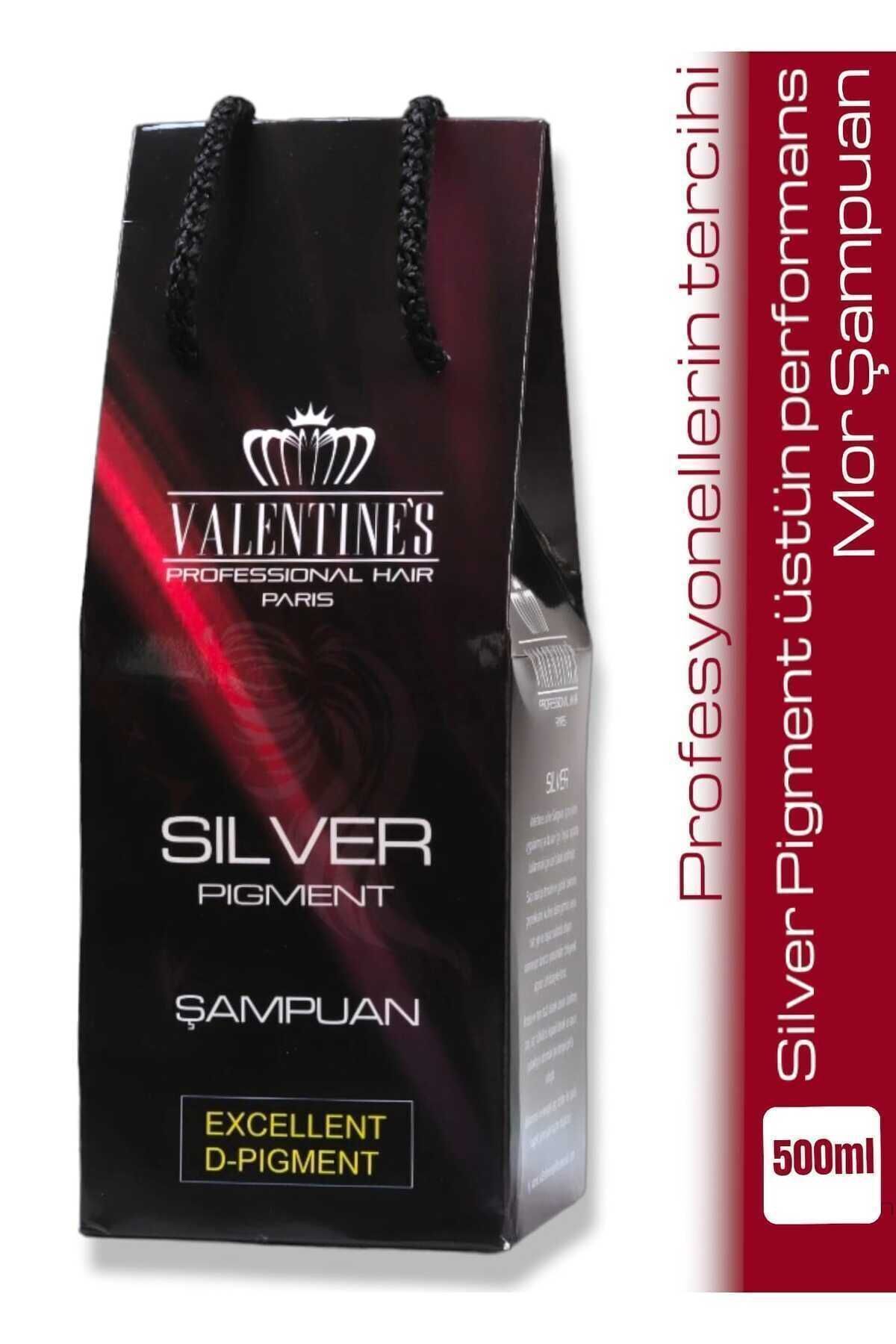 VALENTINES PROFESSIONAL Premium Silver Pigment Mor Şampuan / Her Yıkamada Kuaförden Yeni Çıkmış Gibi-6