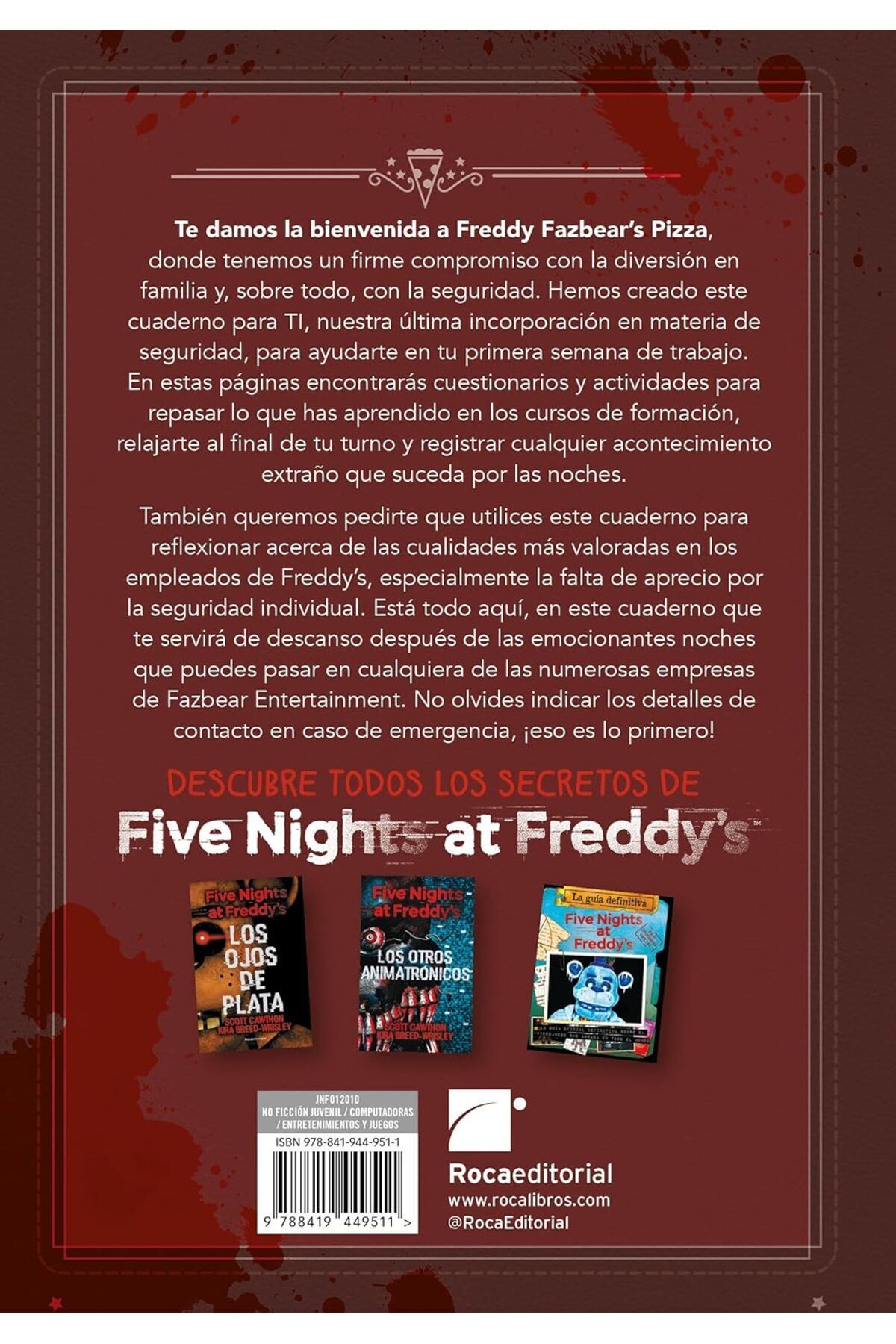 Sis Yayıncılık-Five Nights at Freddy's English Printed Survival Logbook - Hardcover 2