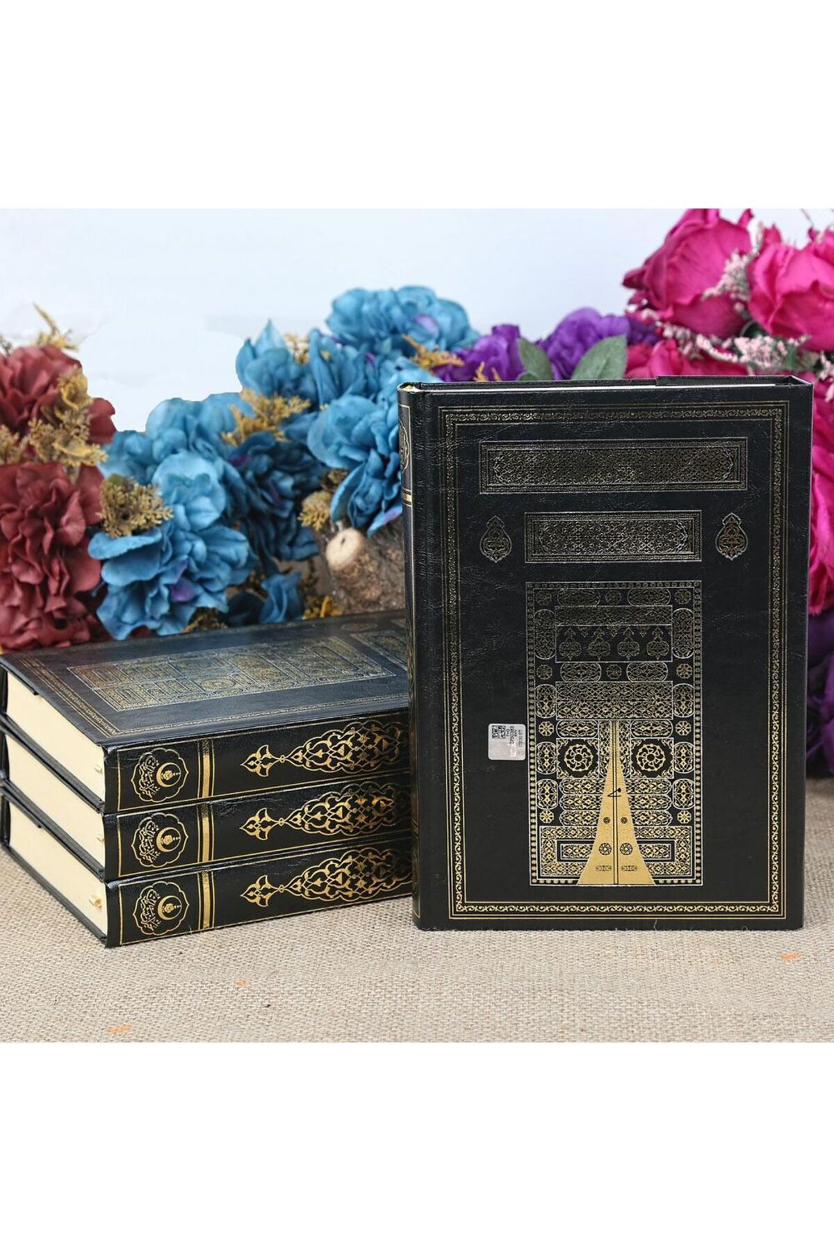 İkranur Kur'an-ı Kerim Sesli Mühürlü (HAFIZ BOY 14X20 CM) Kabe Desenli fotoğrafı 3 (önizleme)