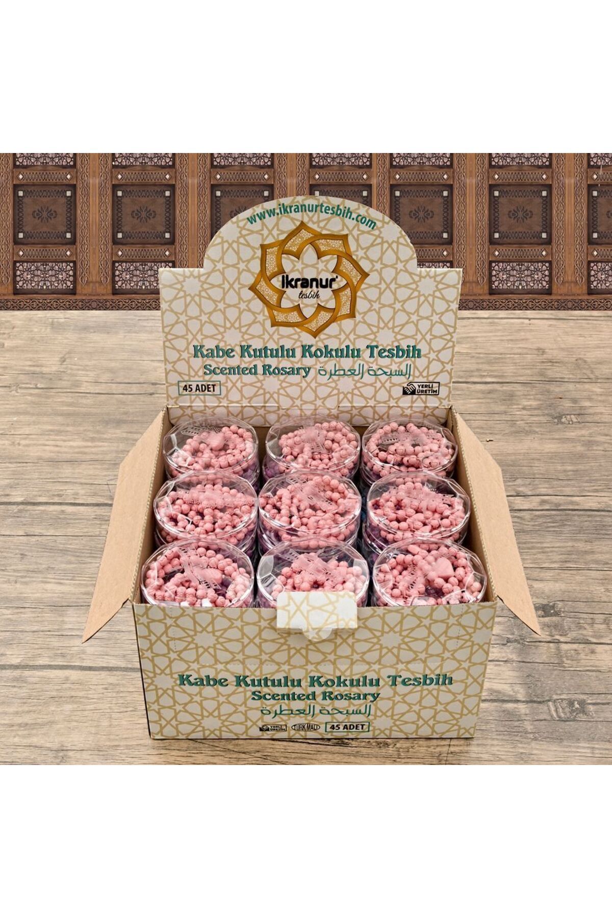 İkranur-Mărgele de rugăciune parfumate Kaaba Pachet cutie 45 buc 3