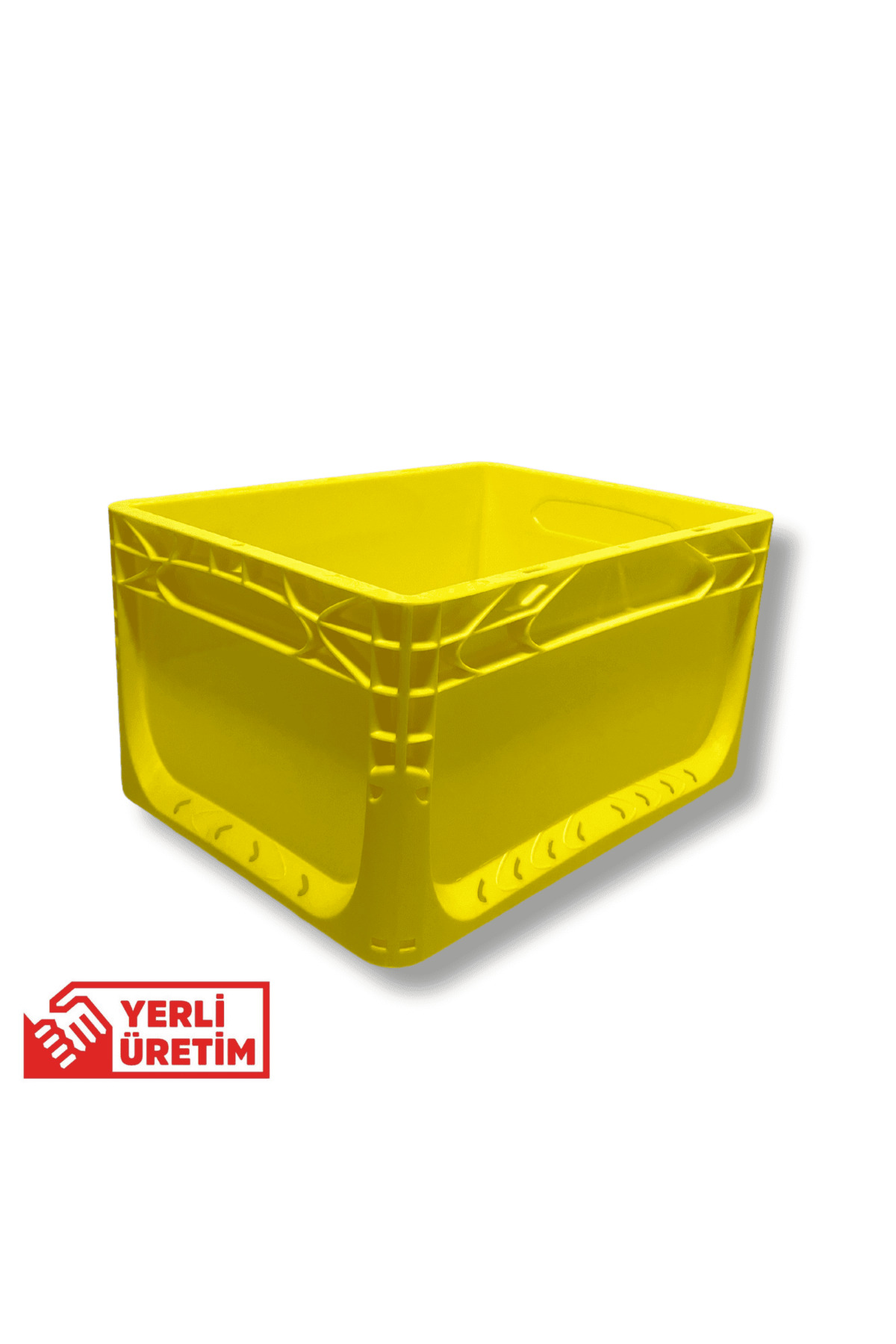 ALPBX 1.Kalite Sarı Plastik Kasa 40x30x22 cm - Kokusuz Sağlam
