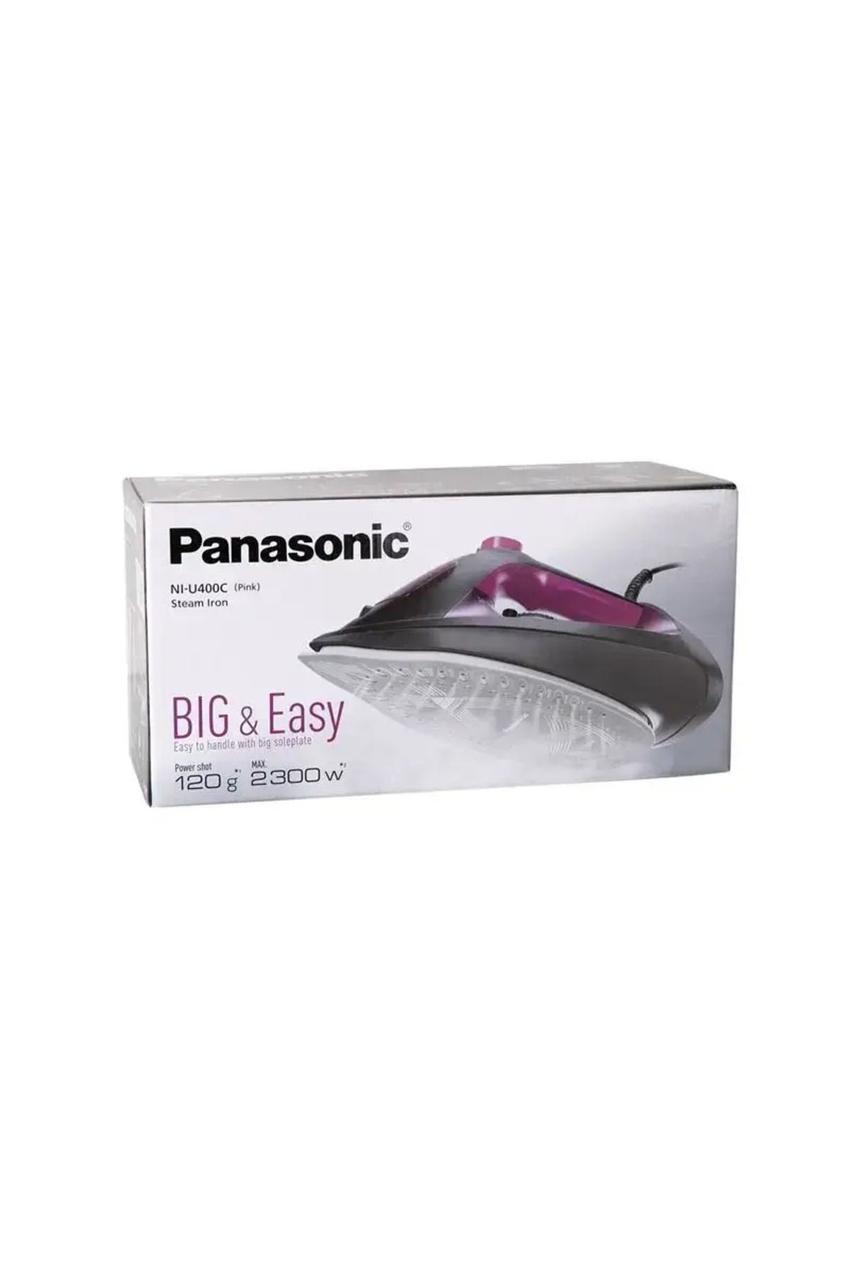 PANASONIC-Steam Iron, Ceramic Soleplate, Self Cleaning, 2300W, Purple,NIU400CPTB 6