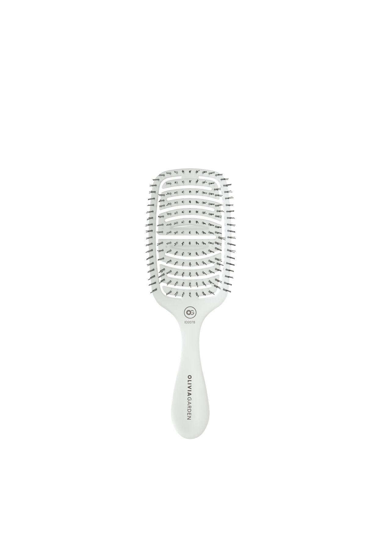 Essential Care Flex Fine Hair Bristles Ice White Brush Olivia Garden