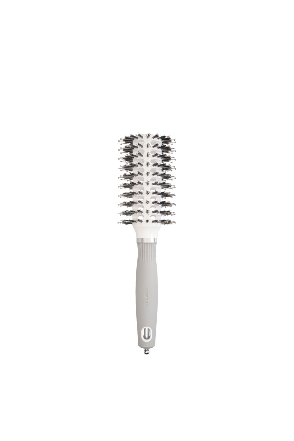 برس خشک کن متخصص Blowout Vent Boar نایلون سفید خاکستری 30 میلی متر Olivia Garden