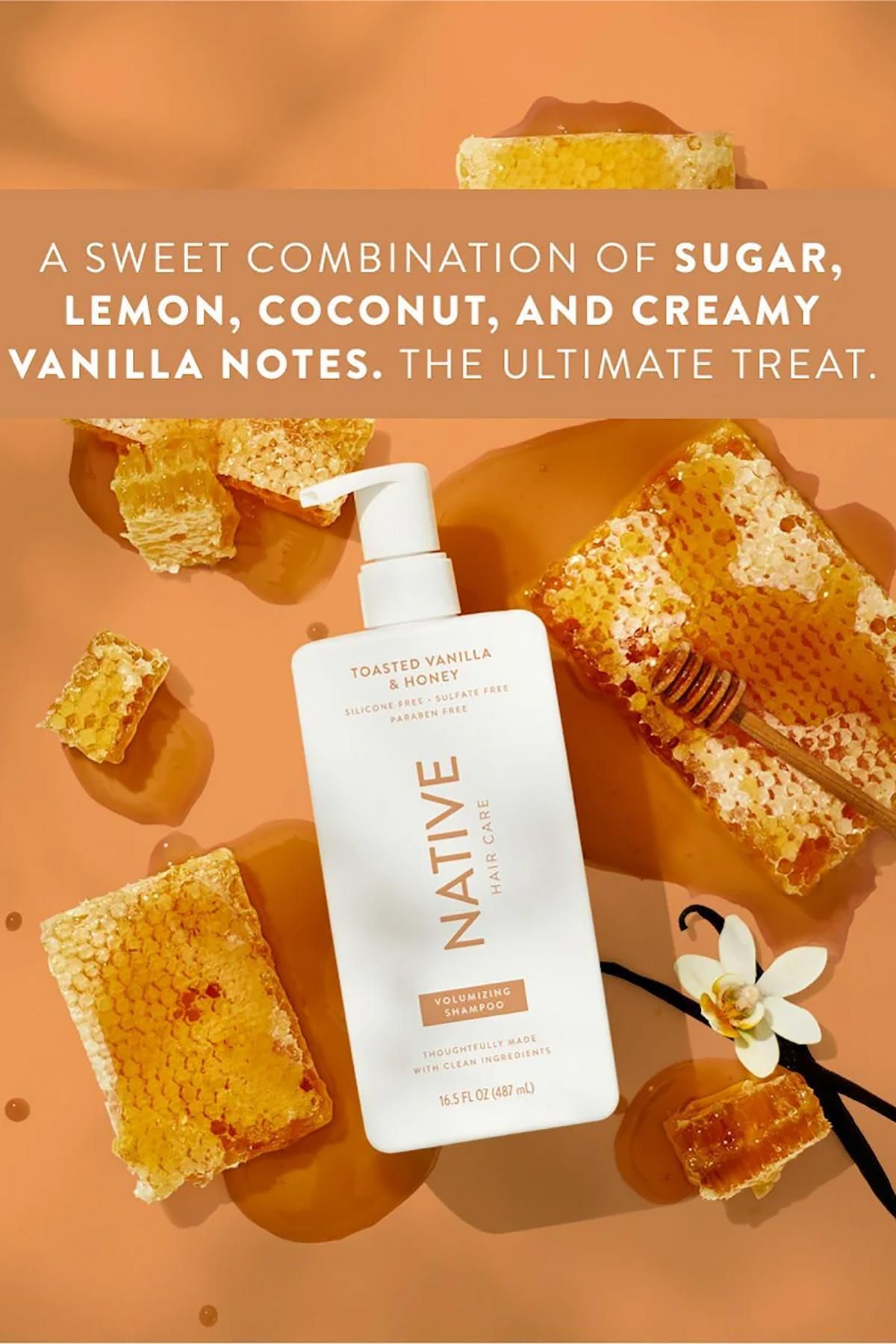 Native-Toasted Vanilla & Honey Volumizing Shampoo 487ml 5