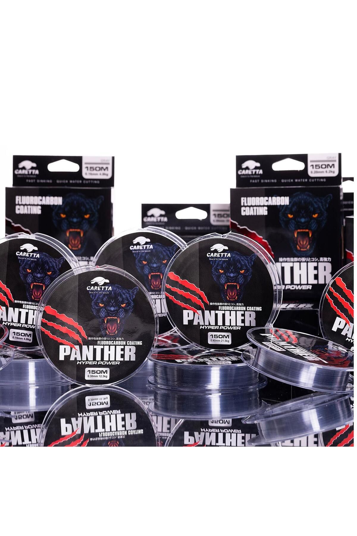 Caretta Panther 150m Fluorocarbon Kaplama Olta Misinası 0,23 mm