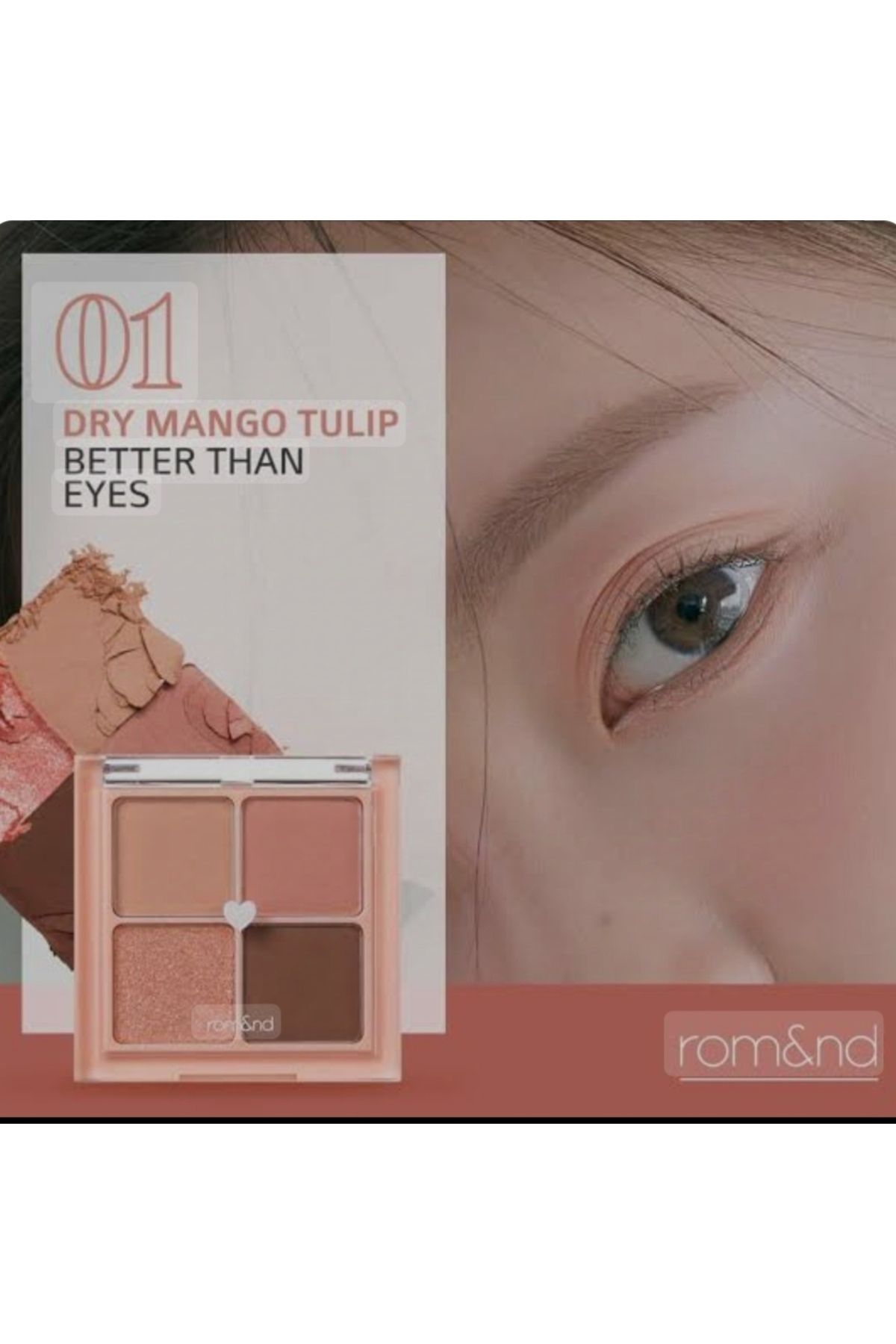 Romand-Romnd Better Than Eyes - 01 Dry Mango Tulip Headlight Palette 2