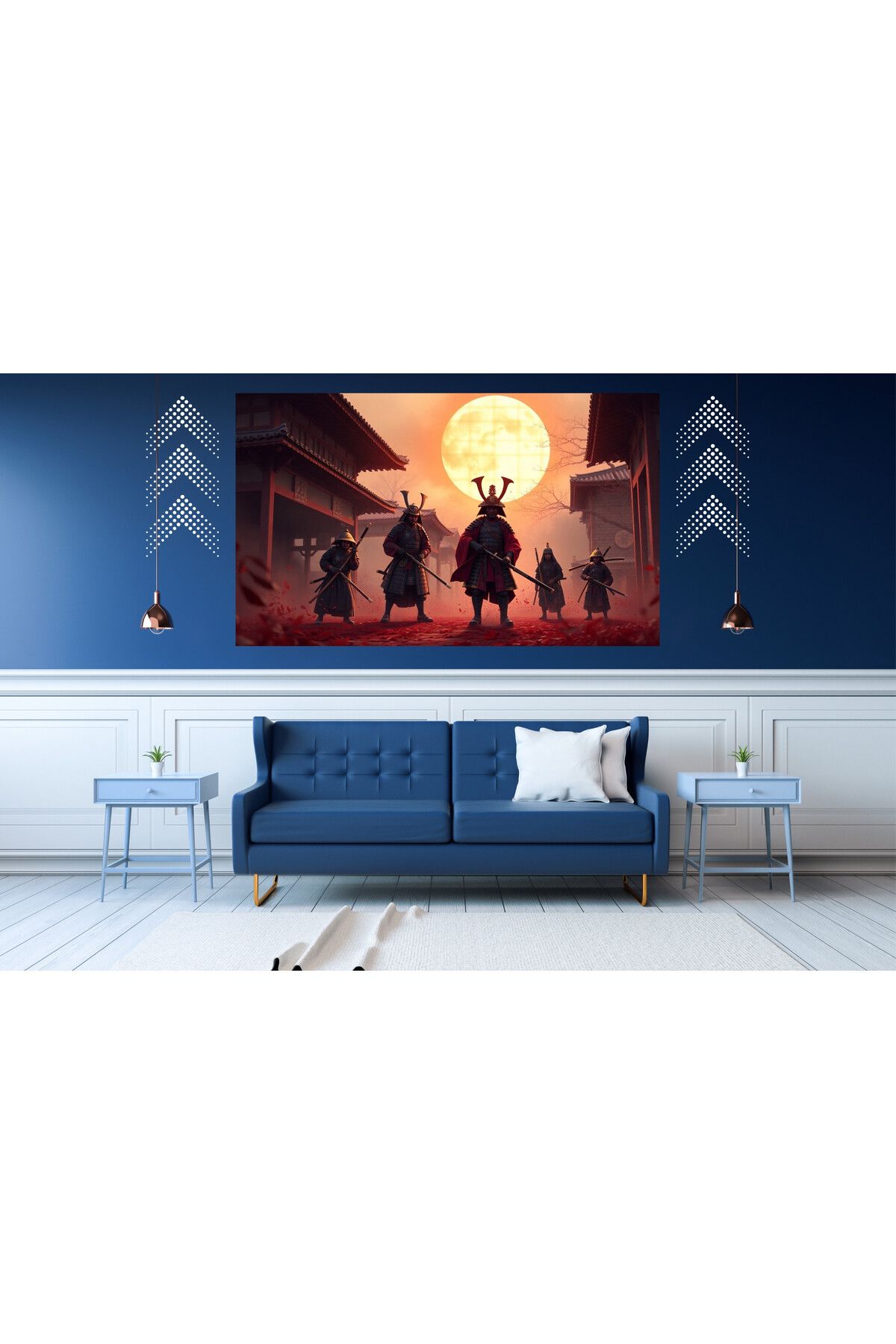 Ti Play Tİ-PLAY PANİK VE BEKLEYİŞ 60X90CM MODERN SAMURAY PVC ÇERÇEVESİZ TABLO