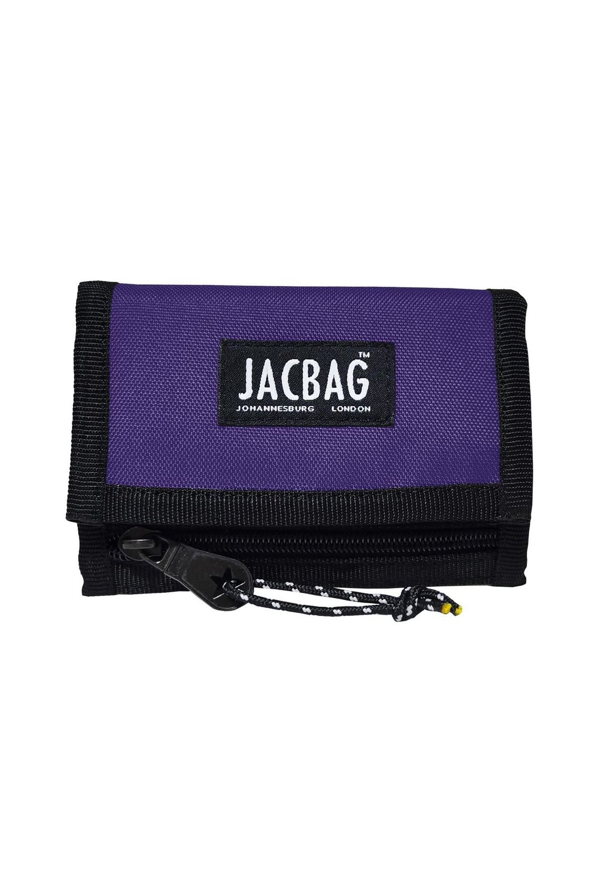 Jacbag-محفظة/حامل بطاقات فيلكرو أرجواني - للفتيات والنساء 1