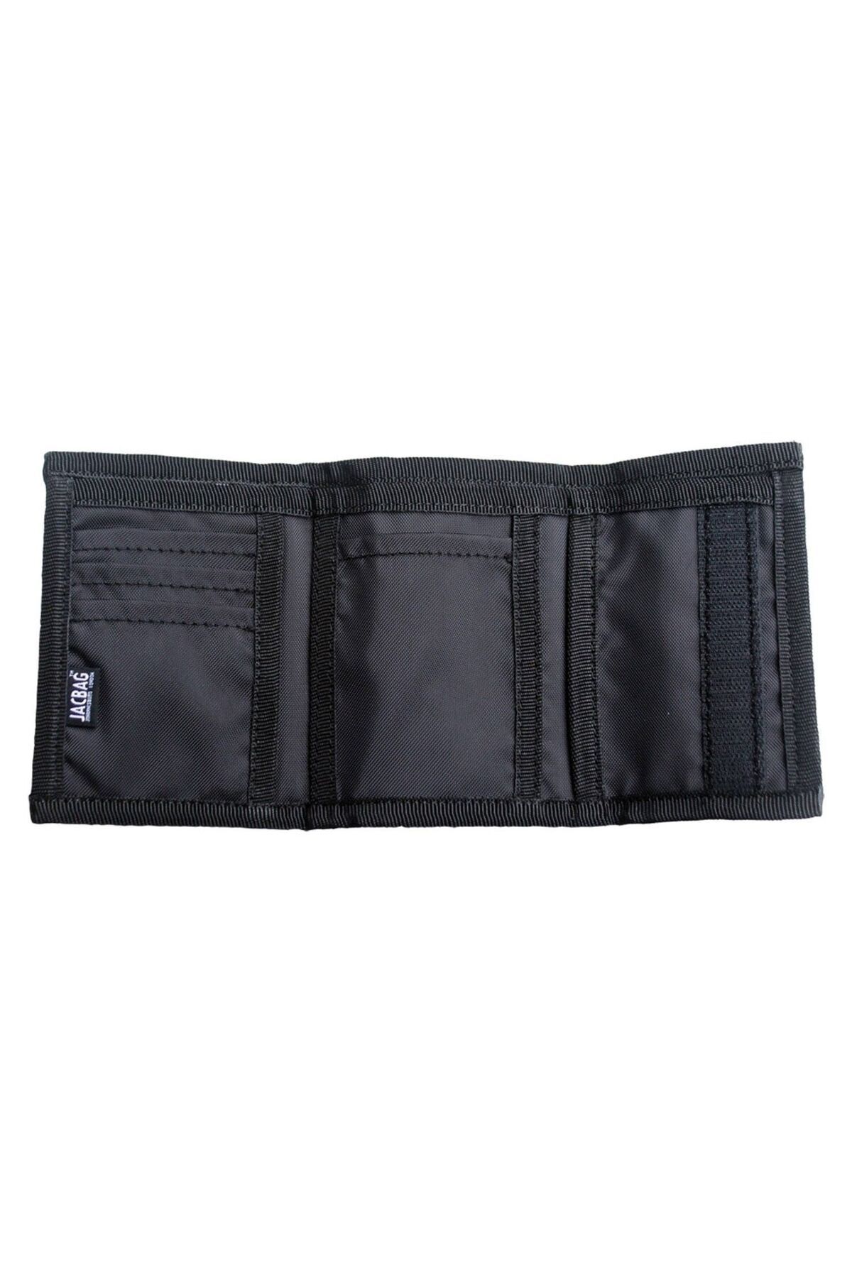 Jacbag-Smoky Grey/Black Velcro Wallet/Card Holder - Boy & Adult 3