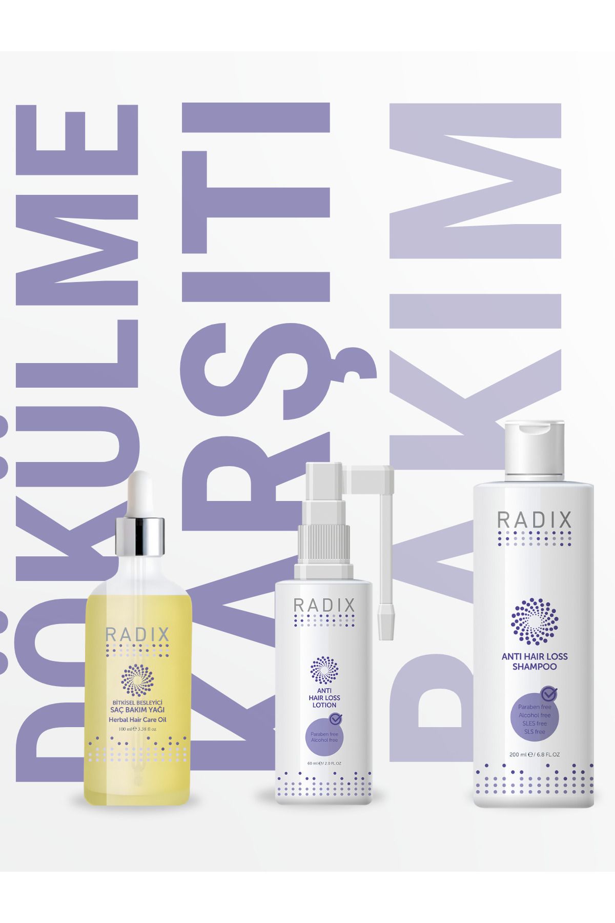 Radix Saç Dökülme Karşıtı Şampuan - Anti Hair Loss Shampoo 200 Ml 8681877436219-5