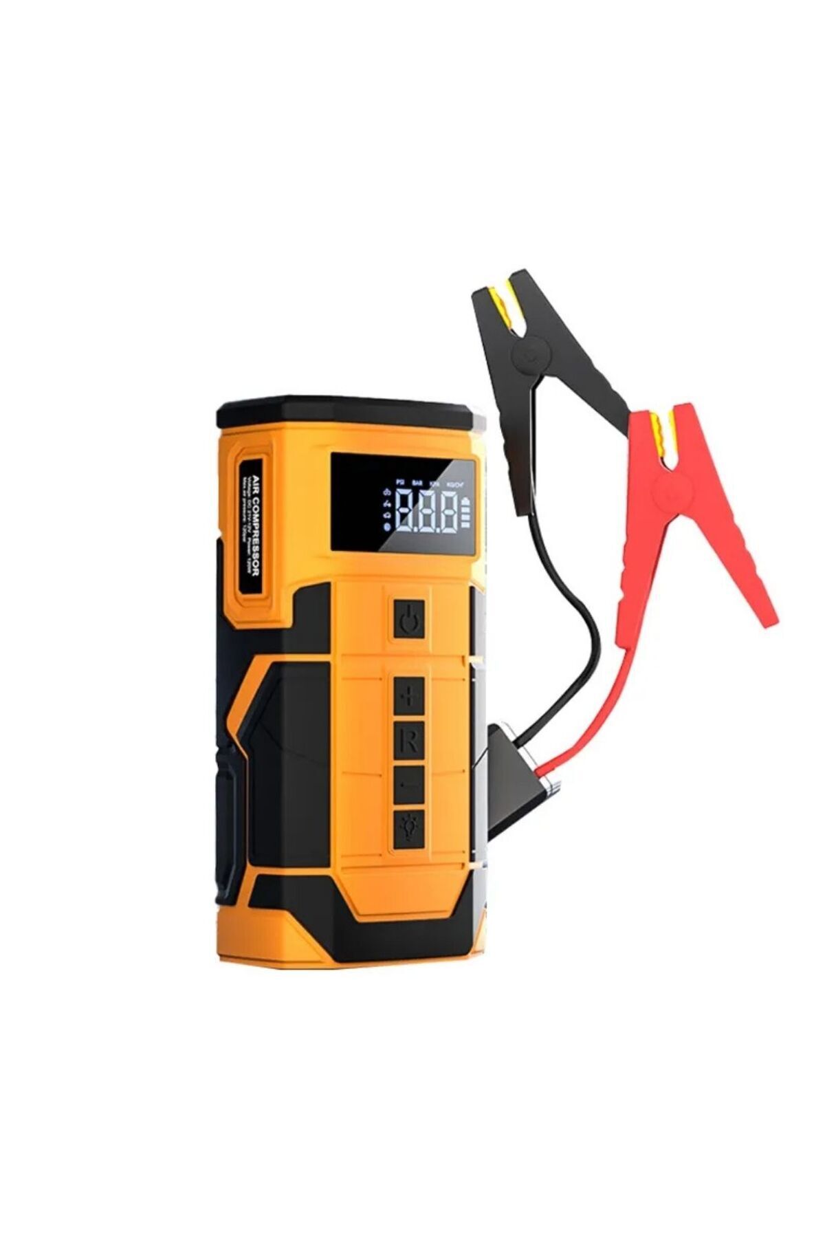 newdaki Yeni Kablosuz 150PSI Motor Takviye Djital Göstergeli Şarjlı Şişirme Pompası Işıklı Powerbank Özellik