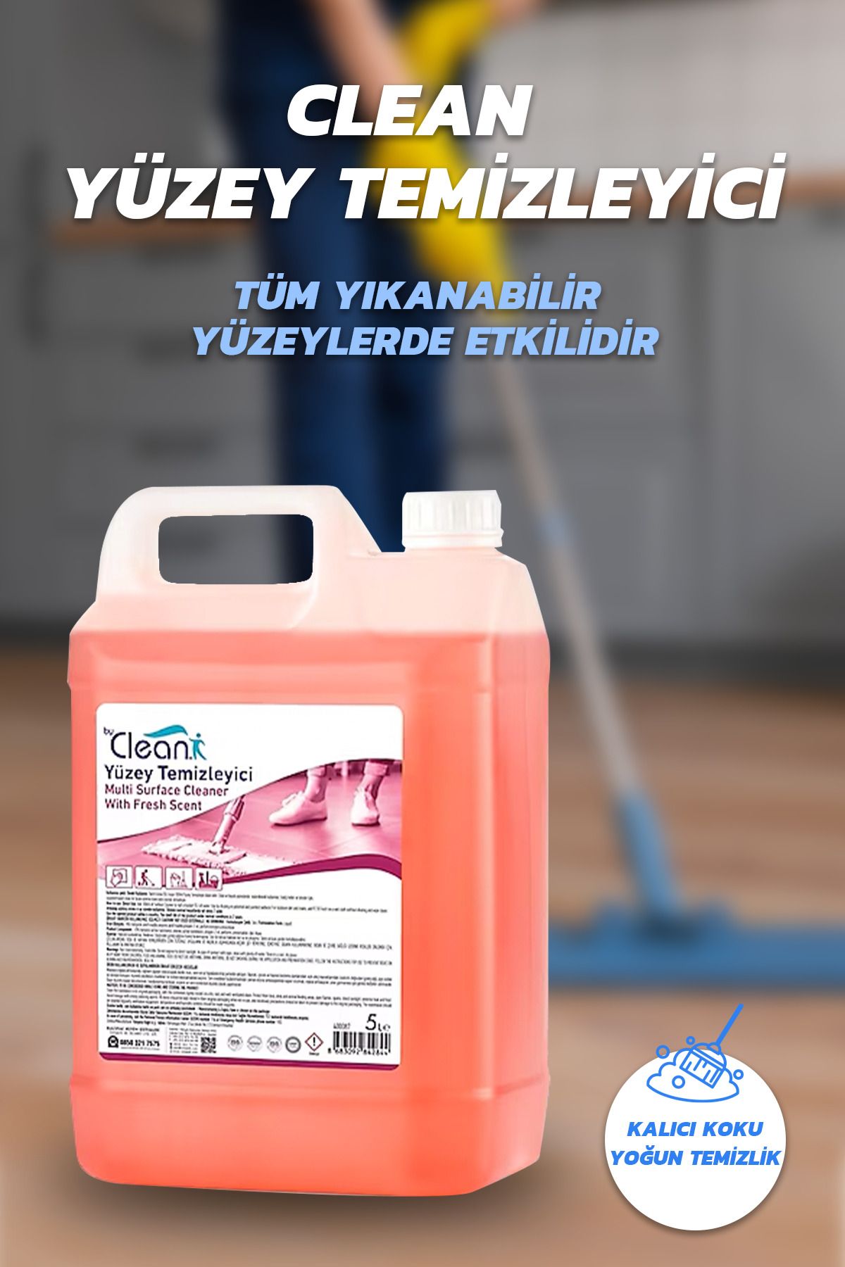 Rulopak BYCLEAN YÜZEY TEMİZLEYİCİ RULOPAK FRESH PARFÜMLÜ