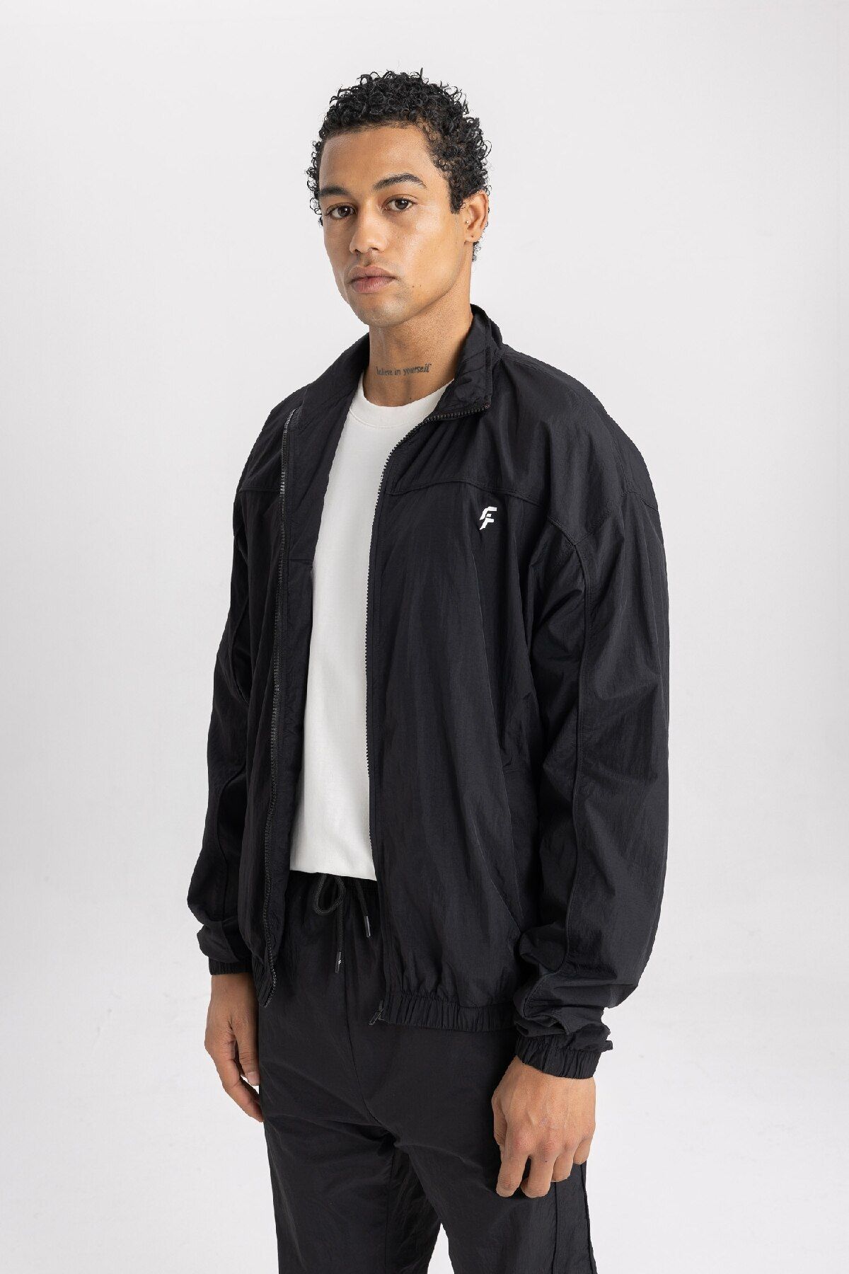 DeFacto-Standard Fit Cardigan with Zipper and Lining - B5162Ax24Sp 3