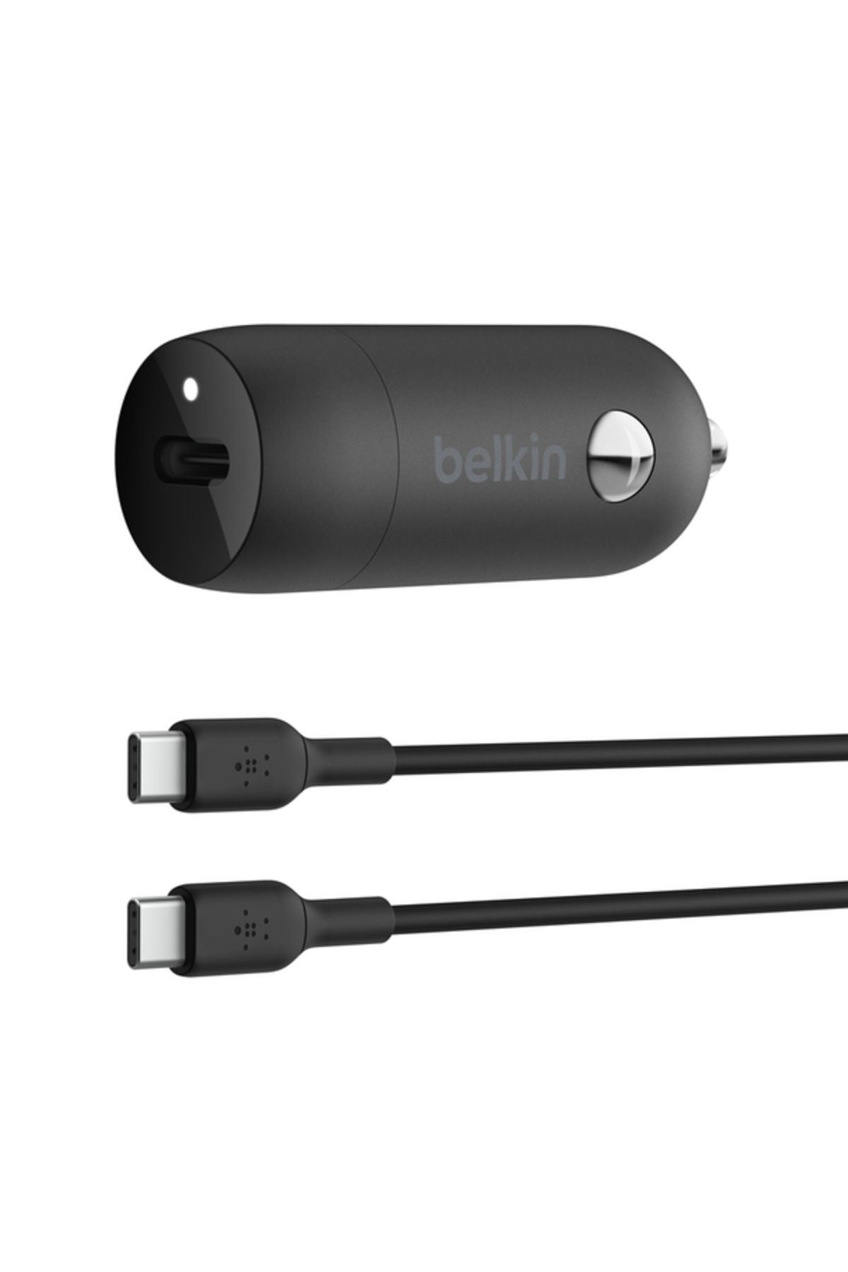 Belkin BoostCharge 30W USB-C Araç Şarjı + 2 Metre USB-C Kablo