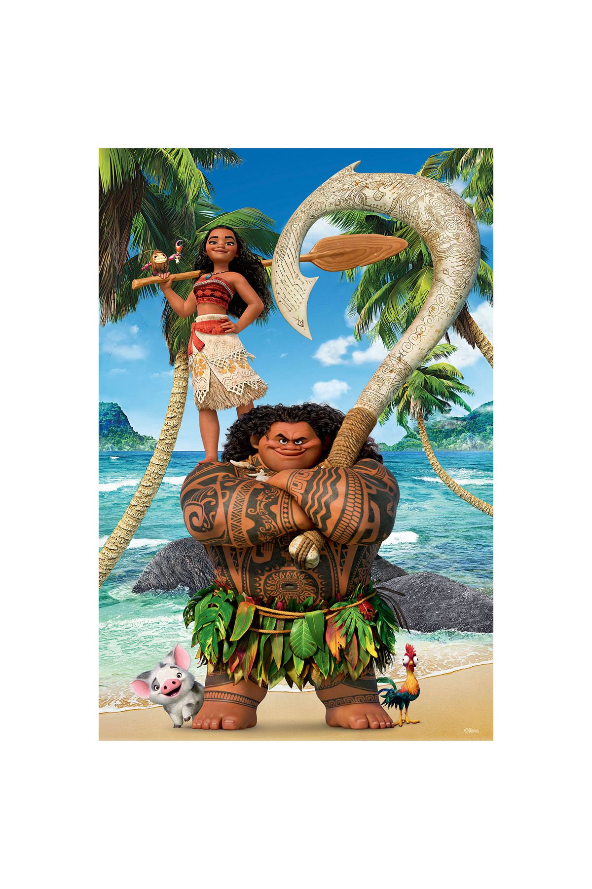 Prime 3D Disney Moana İkili Puzzle 200 Parça 10253
