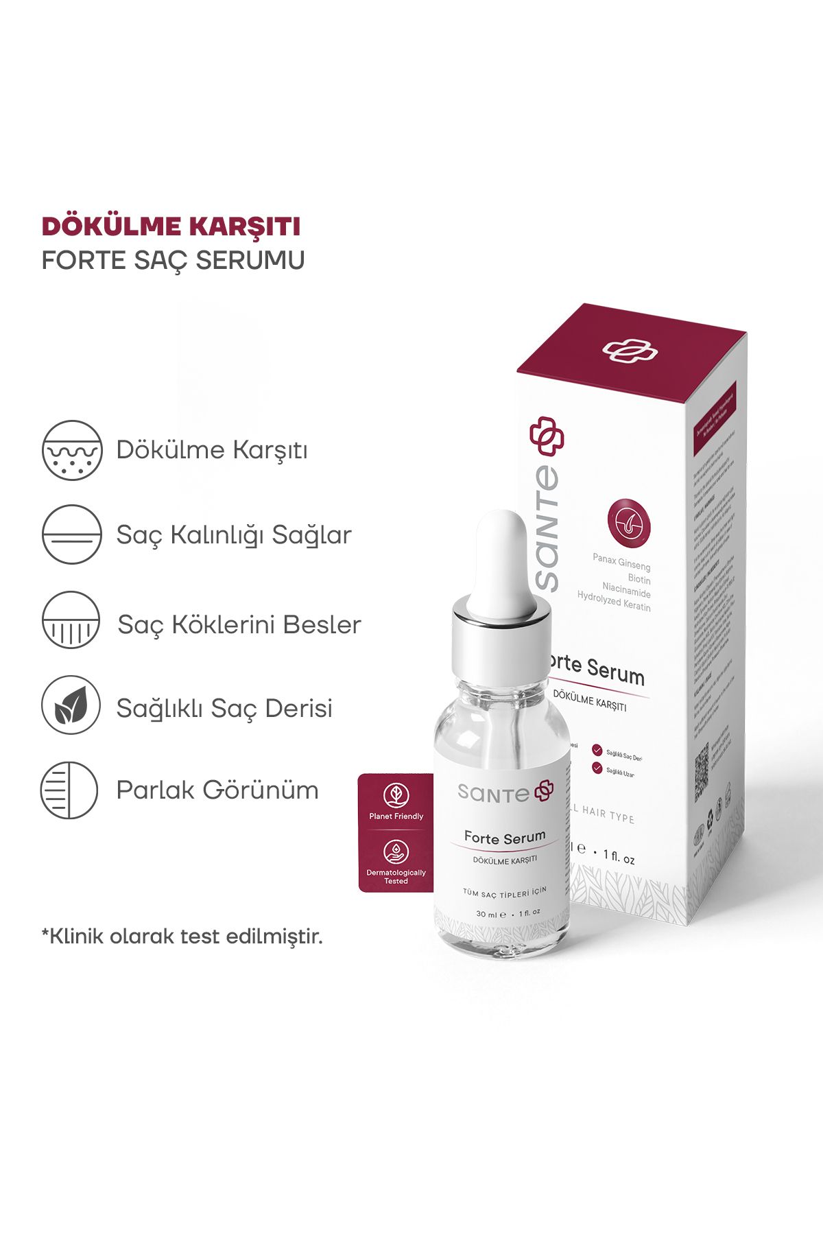 SantePlus Dökülme Karşıtı Ve Yenileyici Saç Bakım Serumu 30 Ml-2