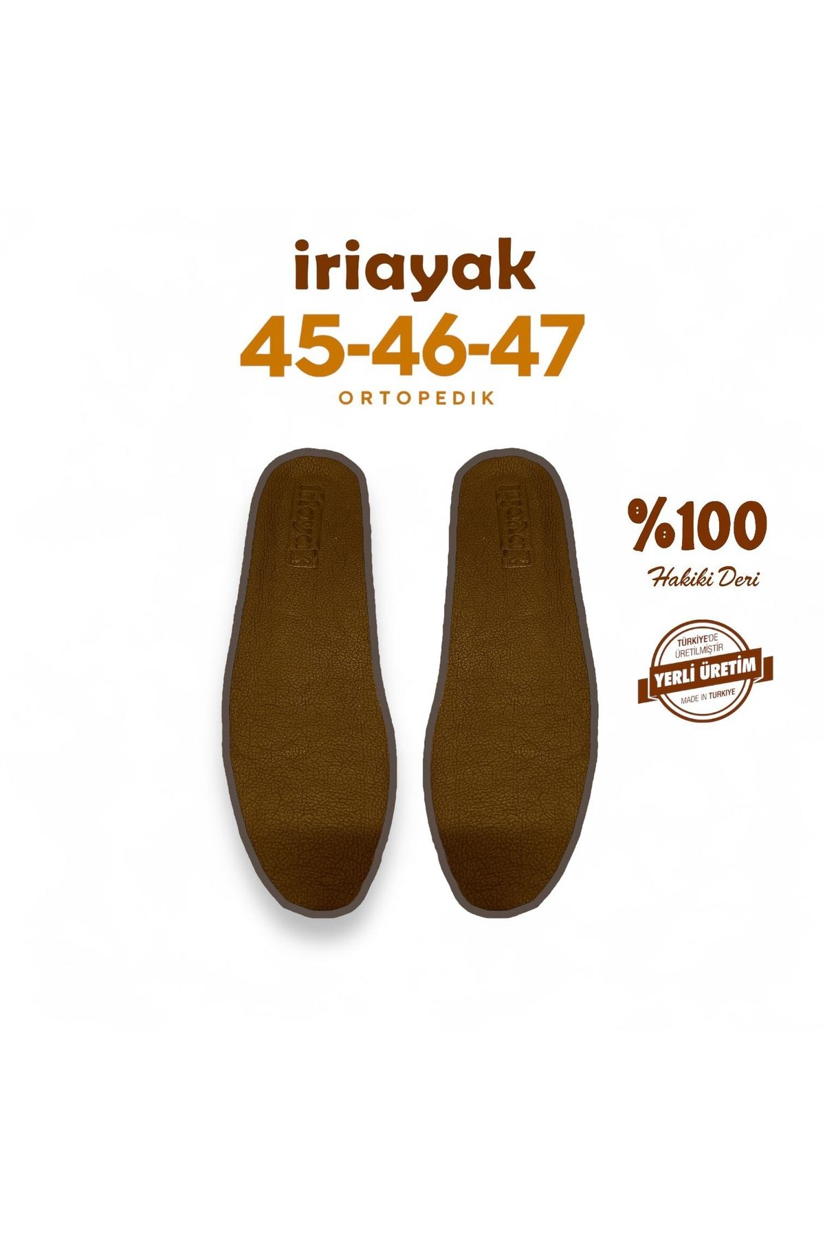 AboutThePerfect Büyük Numara Rahat Ortopedik Tabanlık 45-47, İriayak İçin Konforlu Destek