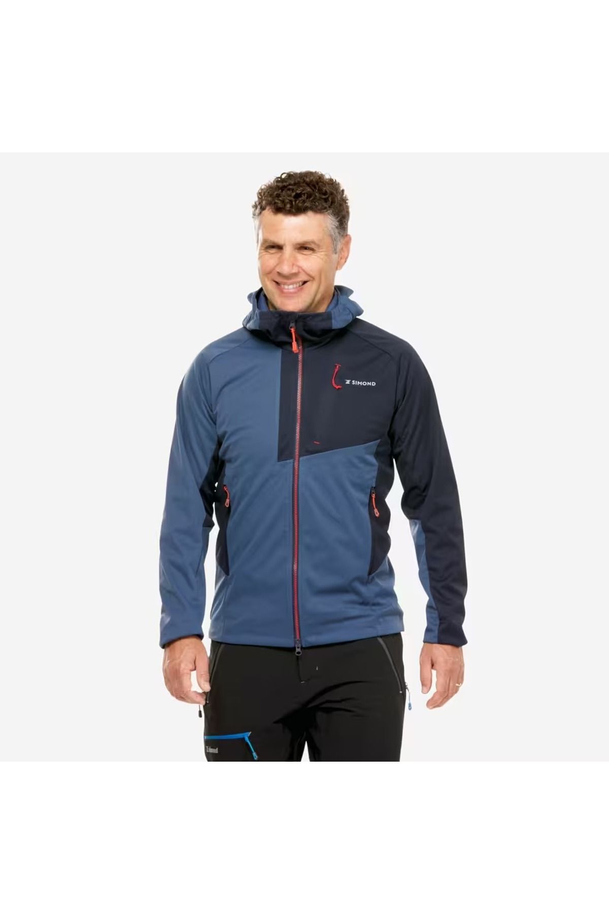 Decathlon Erkek Tırmanış Softshell Mont - Mavi - Alpinism Light