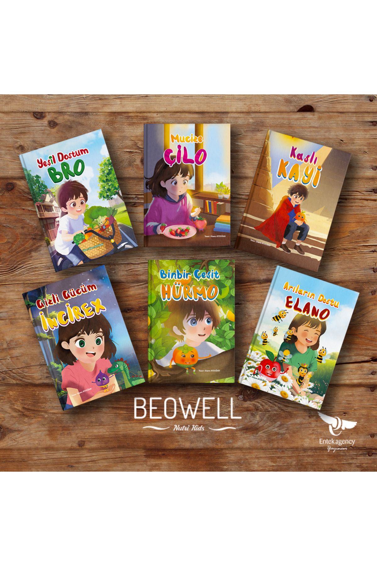 ENTEK AGENCY Beowell Nutri Kids Hikaye Kitapları Seti (6’lı Kitap Seti)