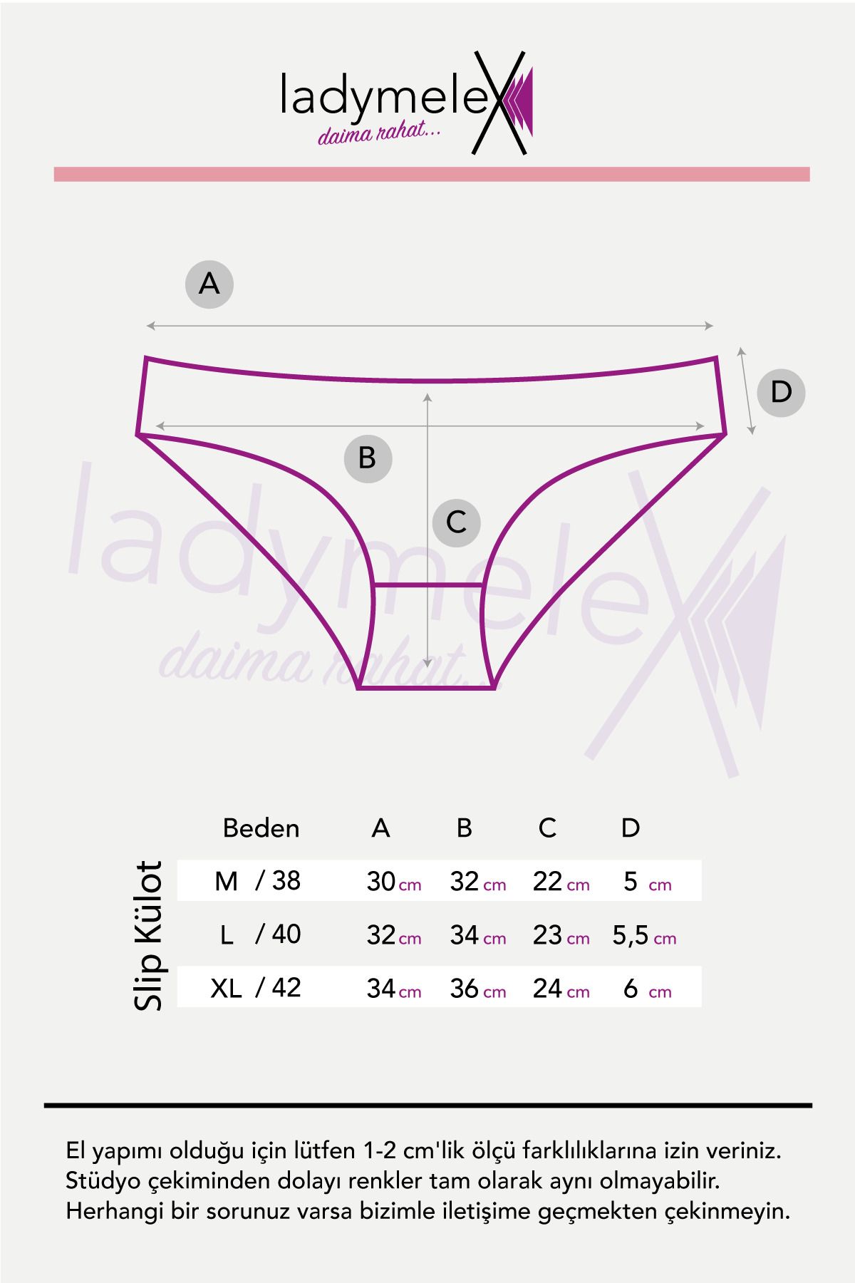 LadyMelex-Women's Panties, Slip Panties, Cotton Soft, (M-L-Xl) Regular Fit Slip Panties, 5 Pcs Mixed Color 3