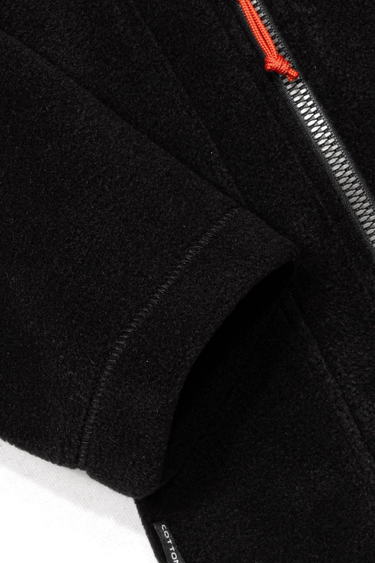 Cottonland-Women's MARISOL Regular Cut Hooded Fleece Jacket BLACK 5