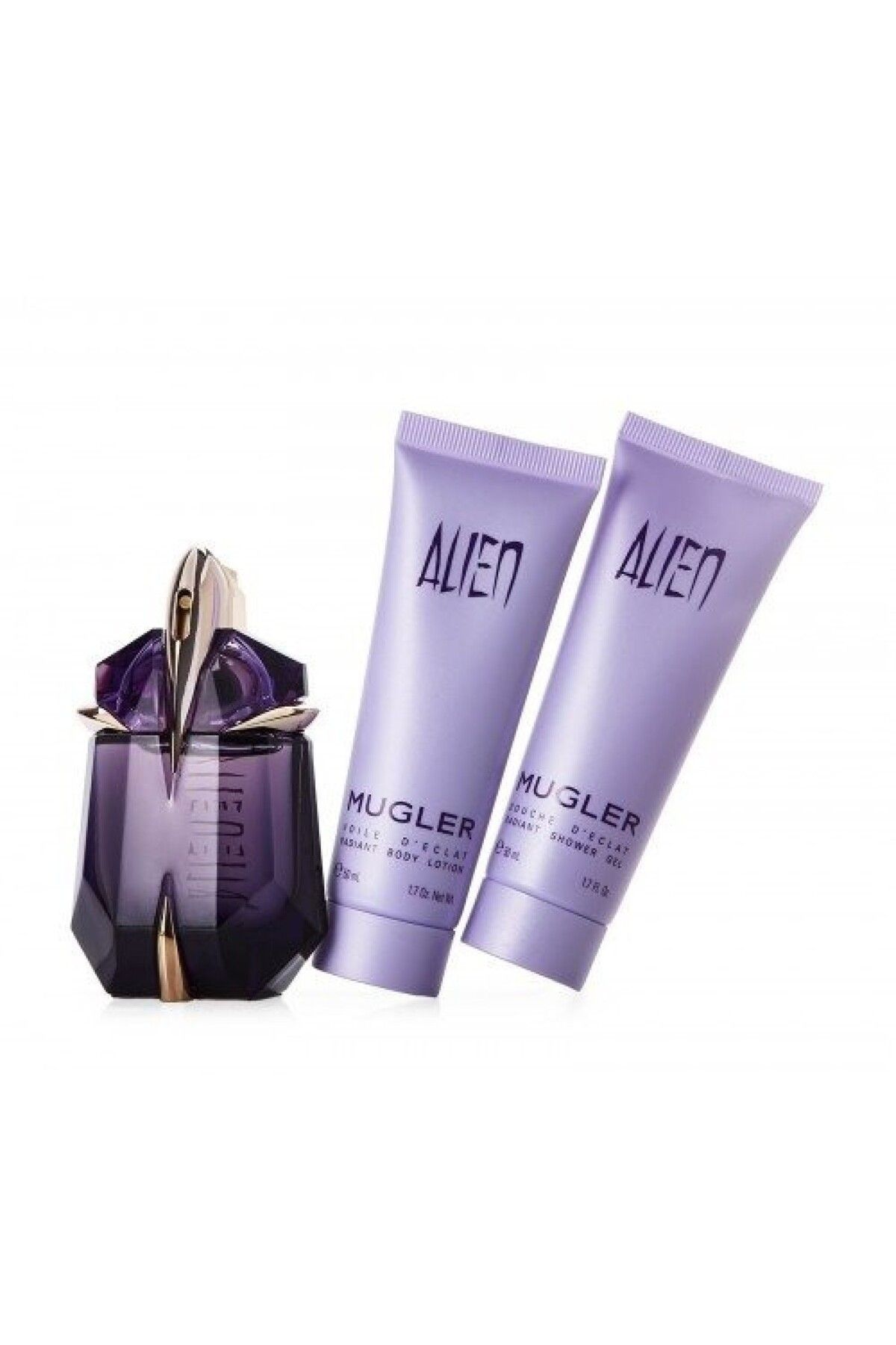 Mugler-Alien Mauve Eau de Parfum Set (Perfume 30ml + Body Lotion 50ml + Shower Gel 50ml) 1