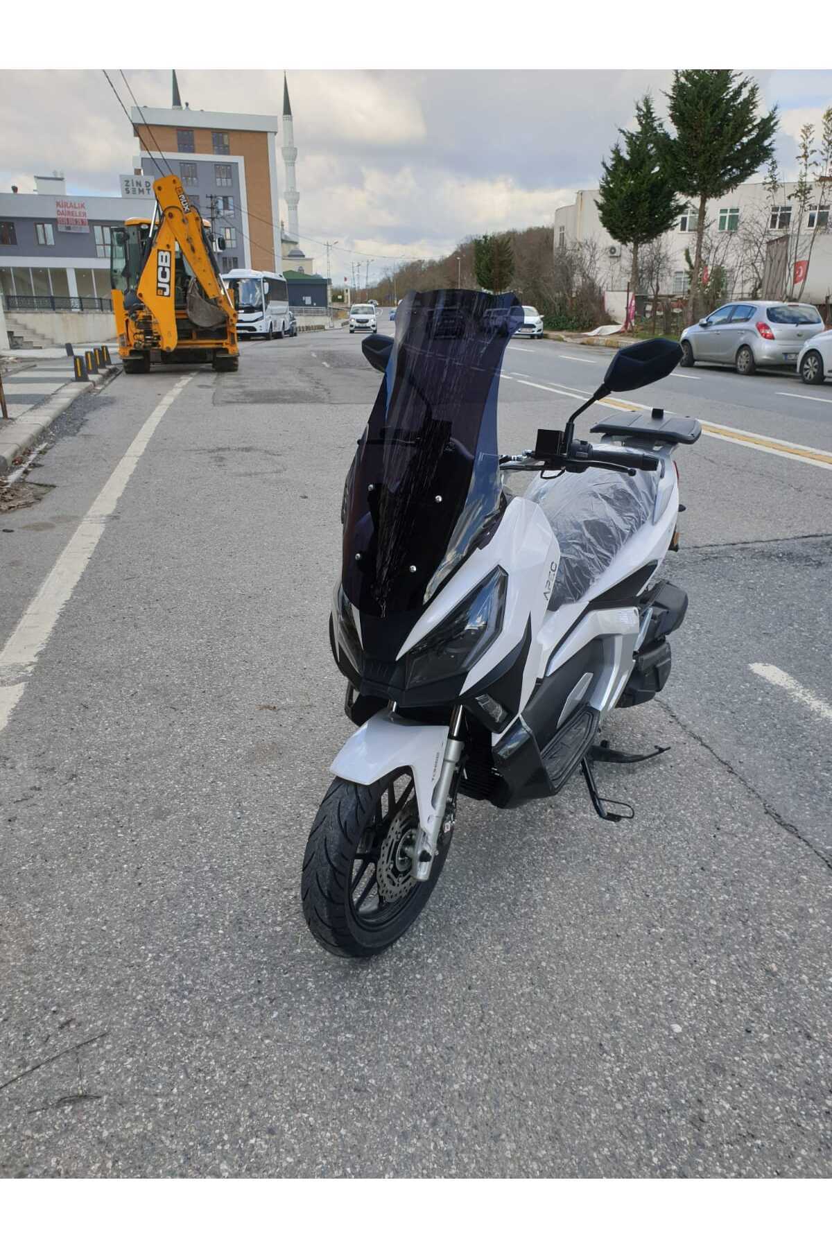 Volta Apec Apx7 Siperlik Ön Cam 2025 Model 68cm Siyah Renkli 4mm ORTA BOYLU CAM