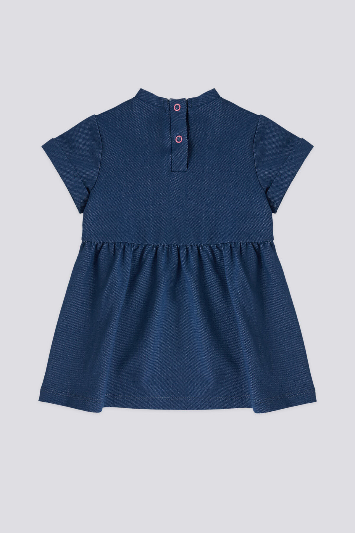 U.S. Polo Assn. U.S. Polo Assn Kız Bebek Lacivert Elbise fotoğrafı 3 (önizleme)