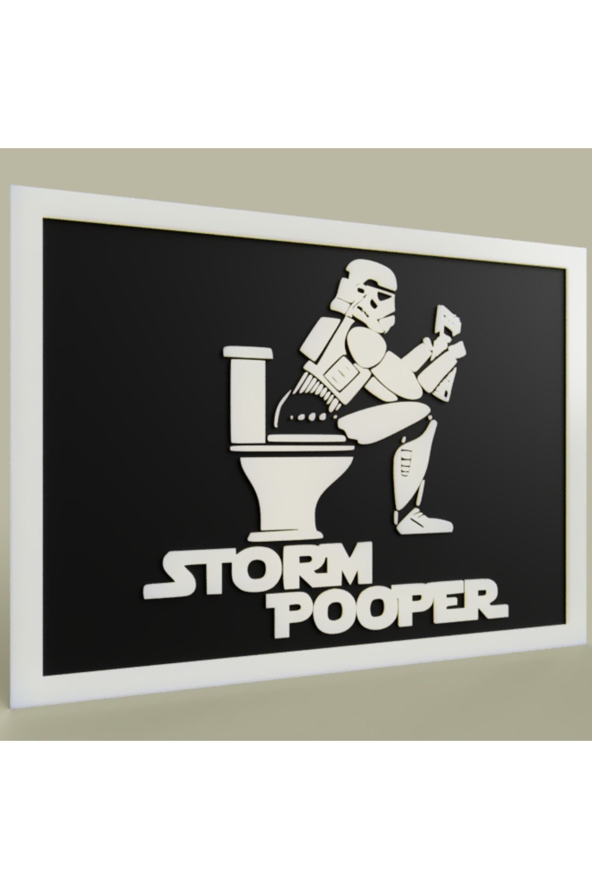 talaşoğlu Yeni  Starwars Storm Pooper - Stormtrooper Tuvaleti T3612959 Kampanya