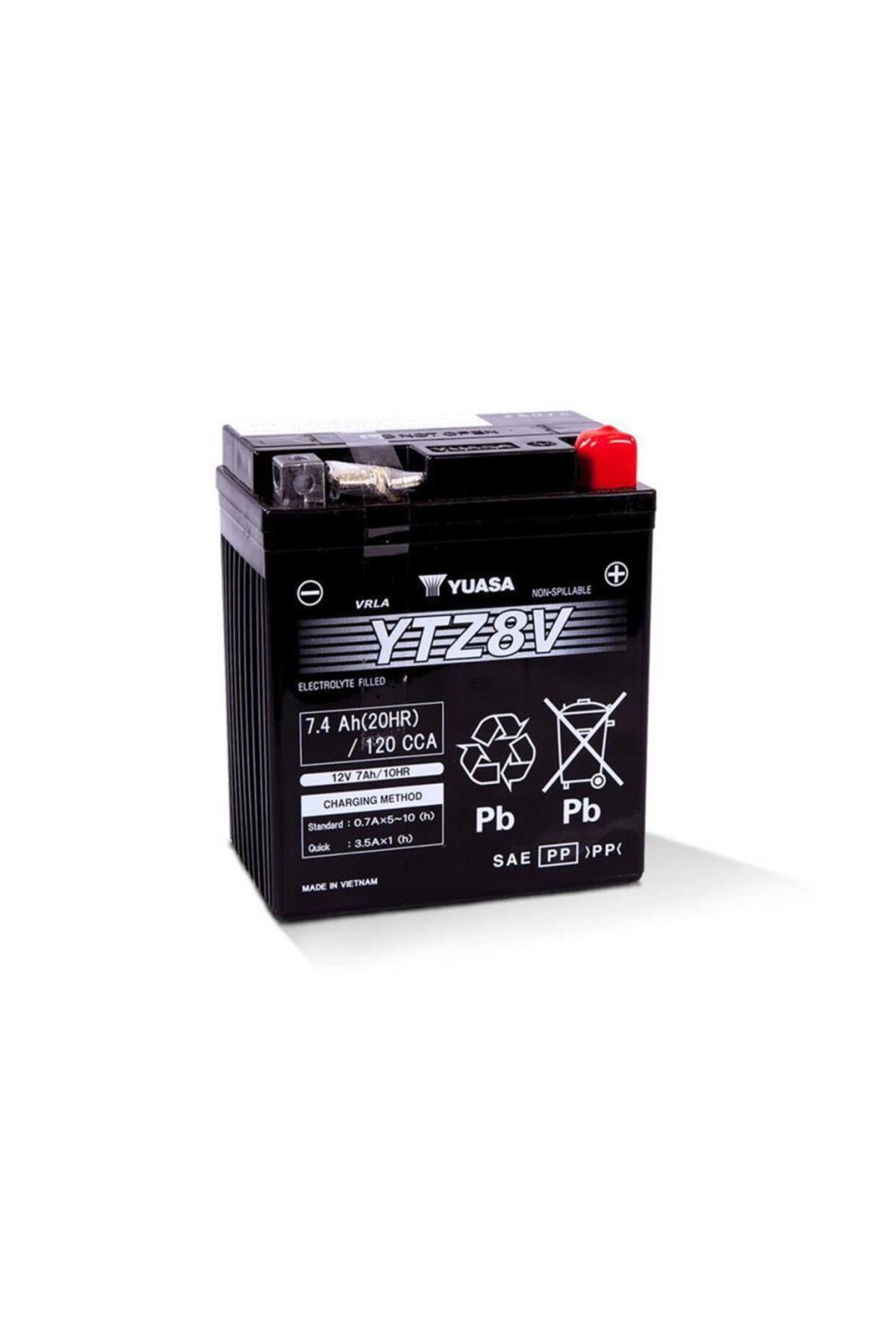 Yuasa YTZ8V 12V 7.4Ah Motosiklet Aküsü X-Max 250/300 - R25 MT-25