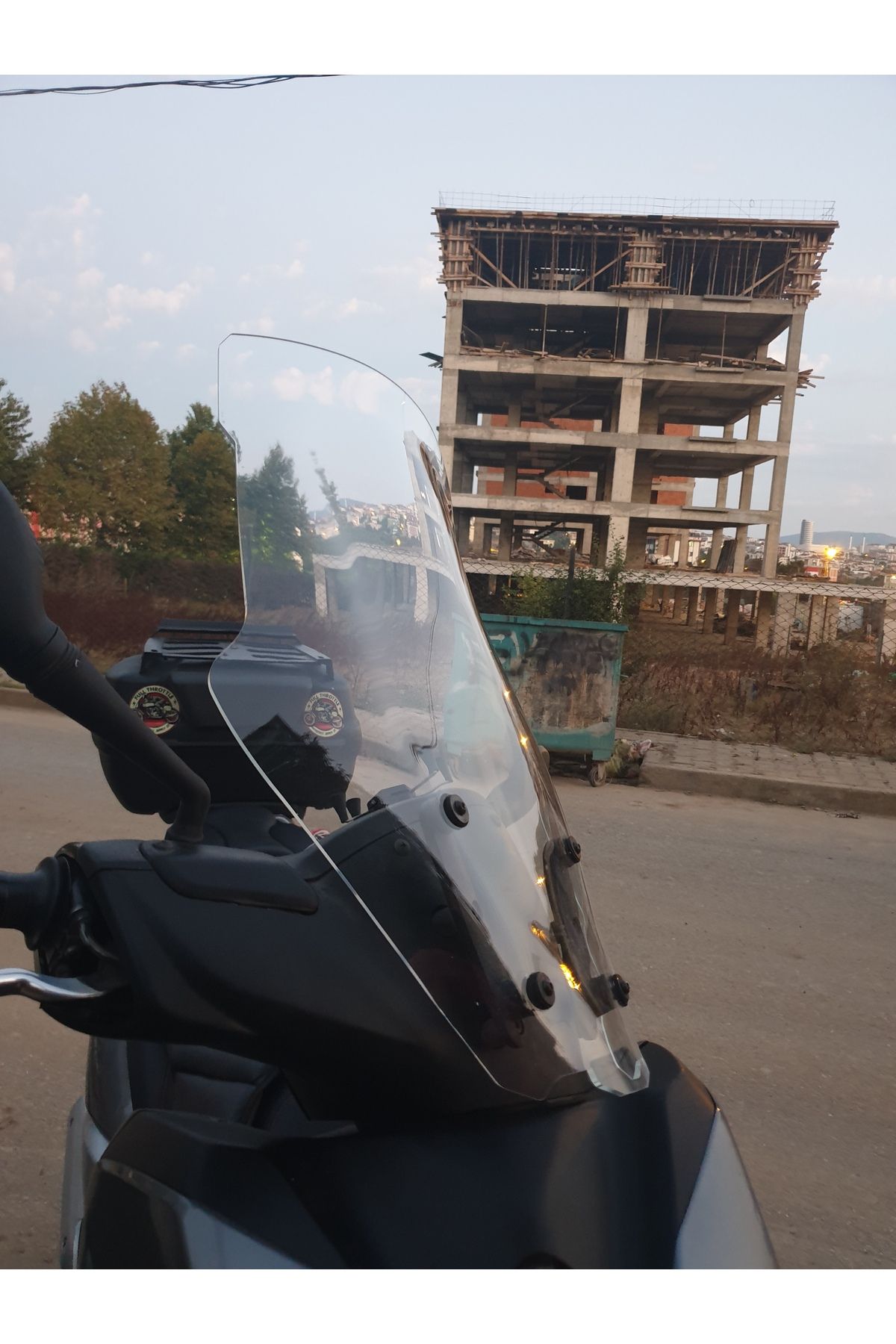 Yamaha Xcity 250 Siperlik Ön Cam 2007 2017 Model 40cm Şeffaf Renkli 4mm