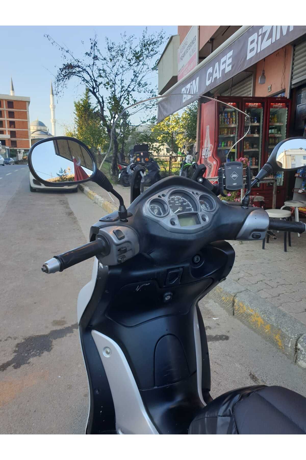 Yamaha Xcity 250 Siperlik Ön Cam 2007 2017 Model 40cm Şeffaf Renkli 4mm