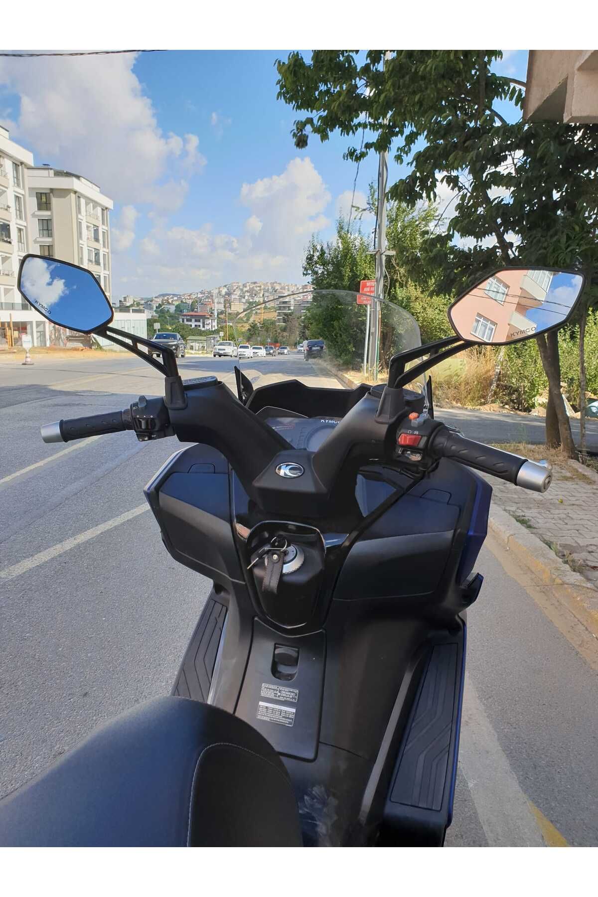 Kymco Downtown 250i Siperlik Ön Cam 2016 2025 Model 61cm Şeffaf Renkli 4mm UZUN CAM