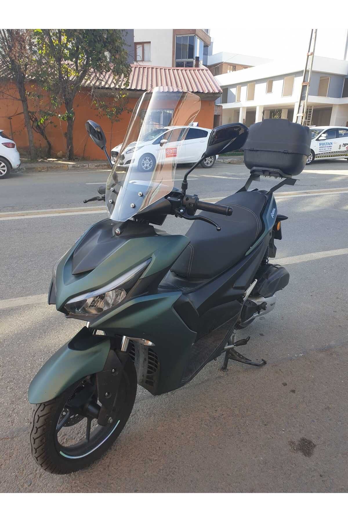 RKS Arome 125 Siperlik Ön Cam 2023-2025 Model 54cm Siyah Renkli