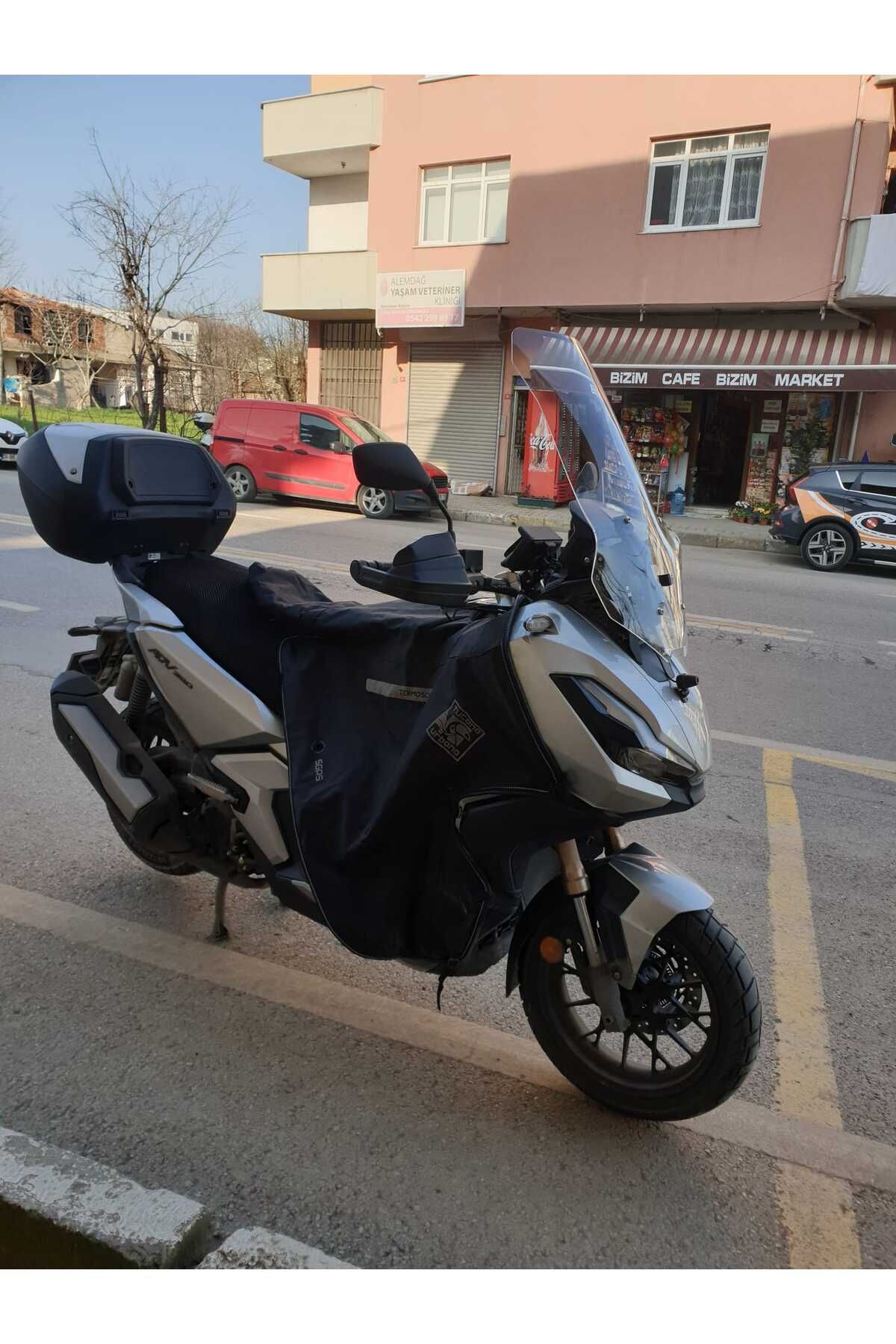 Honda Adv 350 Siperlik Ön Cam 2023-2025 Model 72cm Şeffaf Renkli 4mm UZUN CAM