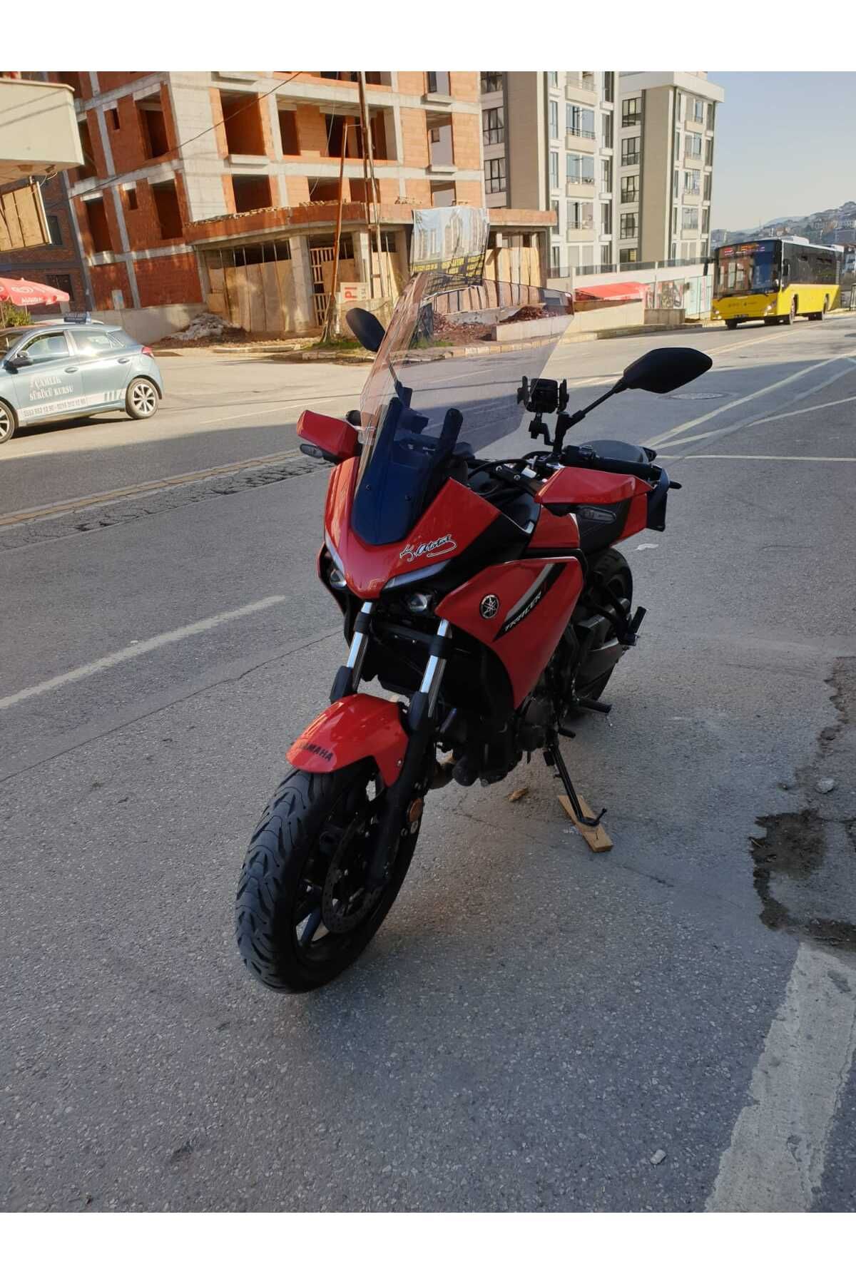 Yamaha Tracer 700 Siperlik Ön Cam 2021-2025 Model 59cm Füme Renkli 4mm
