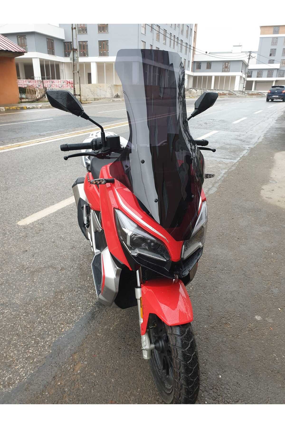 RKS Reale 125 Siperlik Ön Cam 2023-2025 Model 78cm Siyah Renkli 4mm UZUN CAM