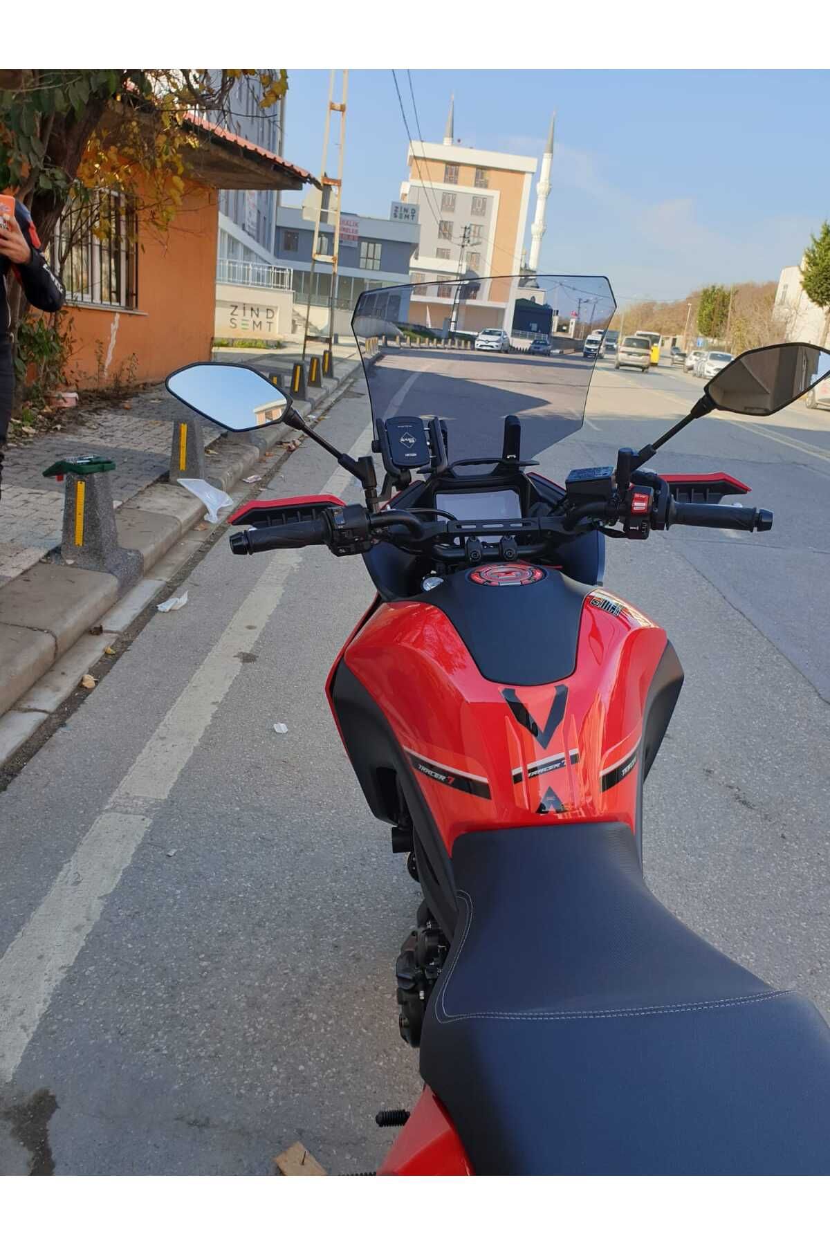 Yamaha Tracer 700 Siperlik Ön Cam 2021-2025 Model 59cm Füme Renkli 4mm