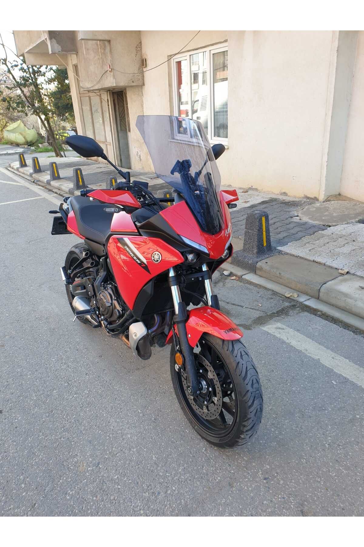 Yamaha Tracer 700 Siperlik Ön Cam 2021-2025 Model 59cm Füme Renkli 4mm