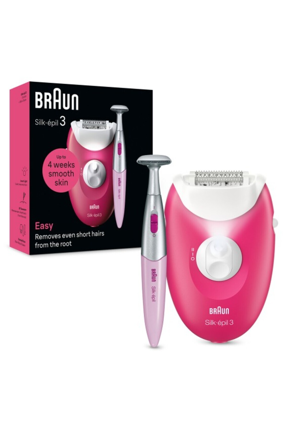 Braun Silk-épil 3,20 Microgrip Tweezers, Smart Light, Corded use - SE 3202