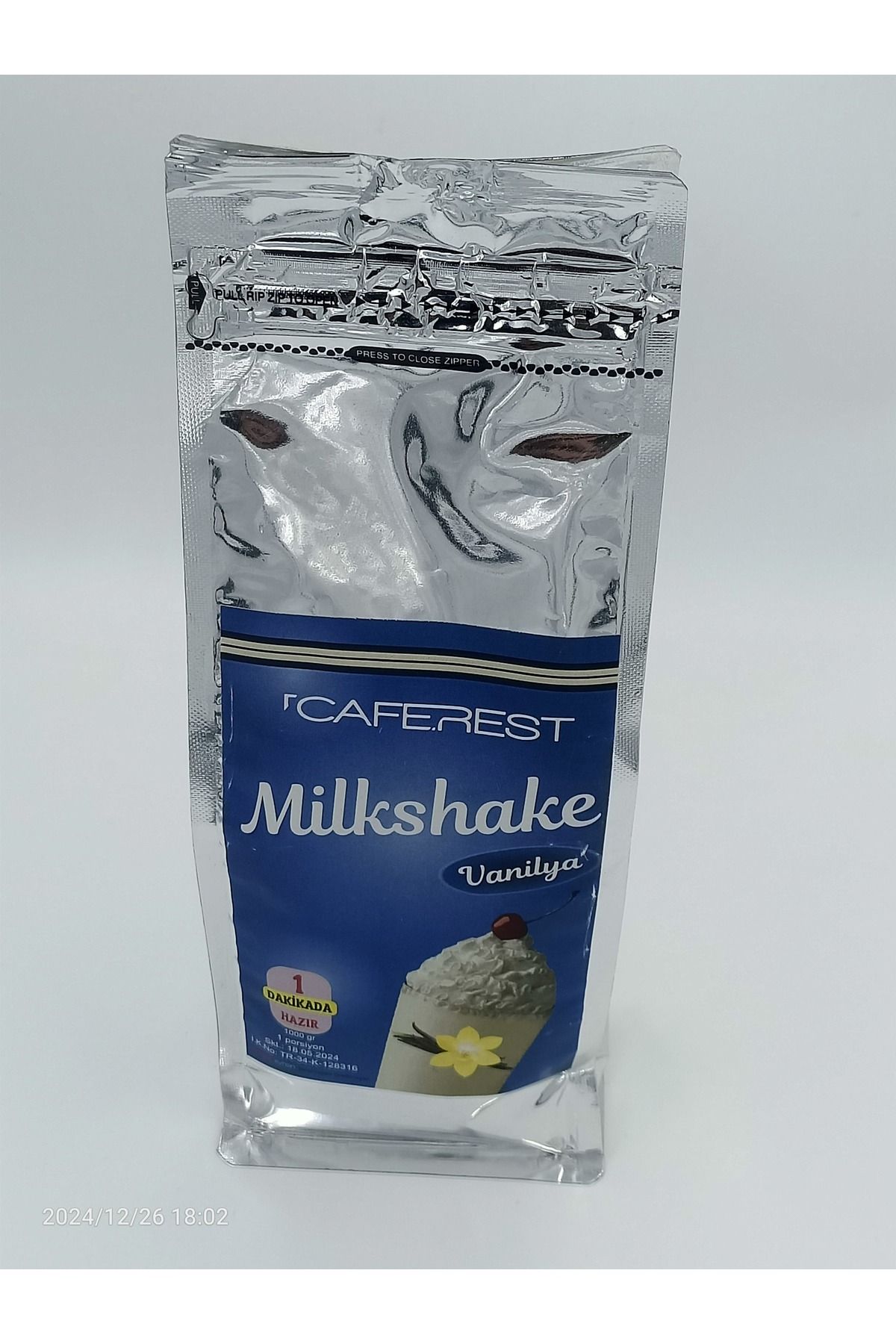 caferest Milkshake Vanilya 1 kg