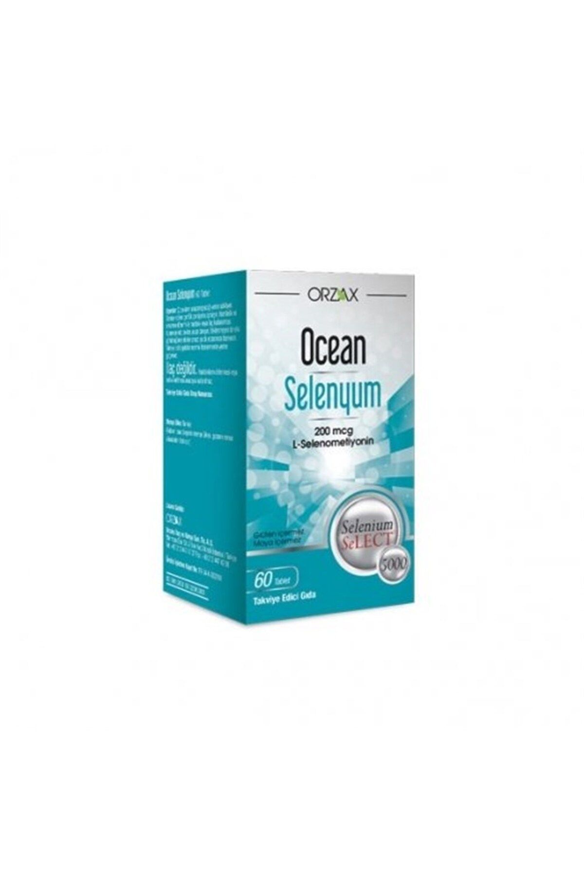 Orzax Ocean Selenyum 200 mcg 60 Tablet