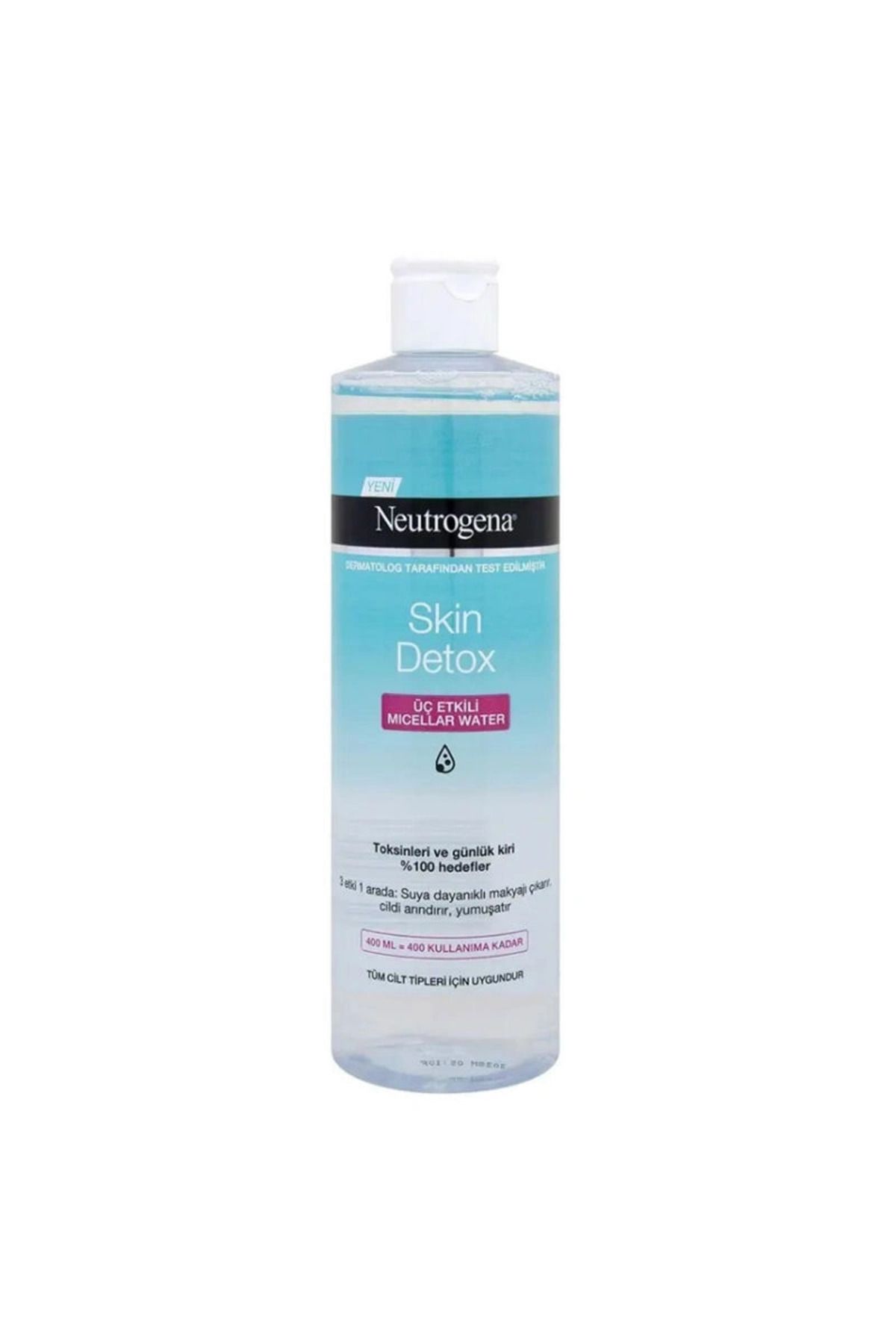 Neutrogena Skin Detox - Durulanmayan PARFÜMSÜZ Arındırıcı Yüz Bakımı 400 ml CYT545445458887454521213