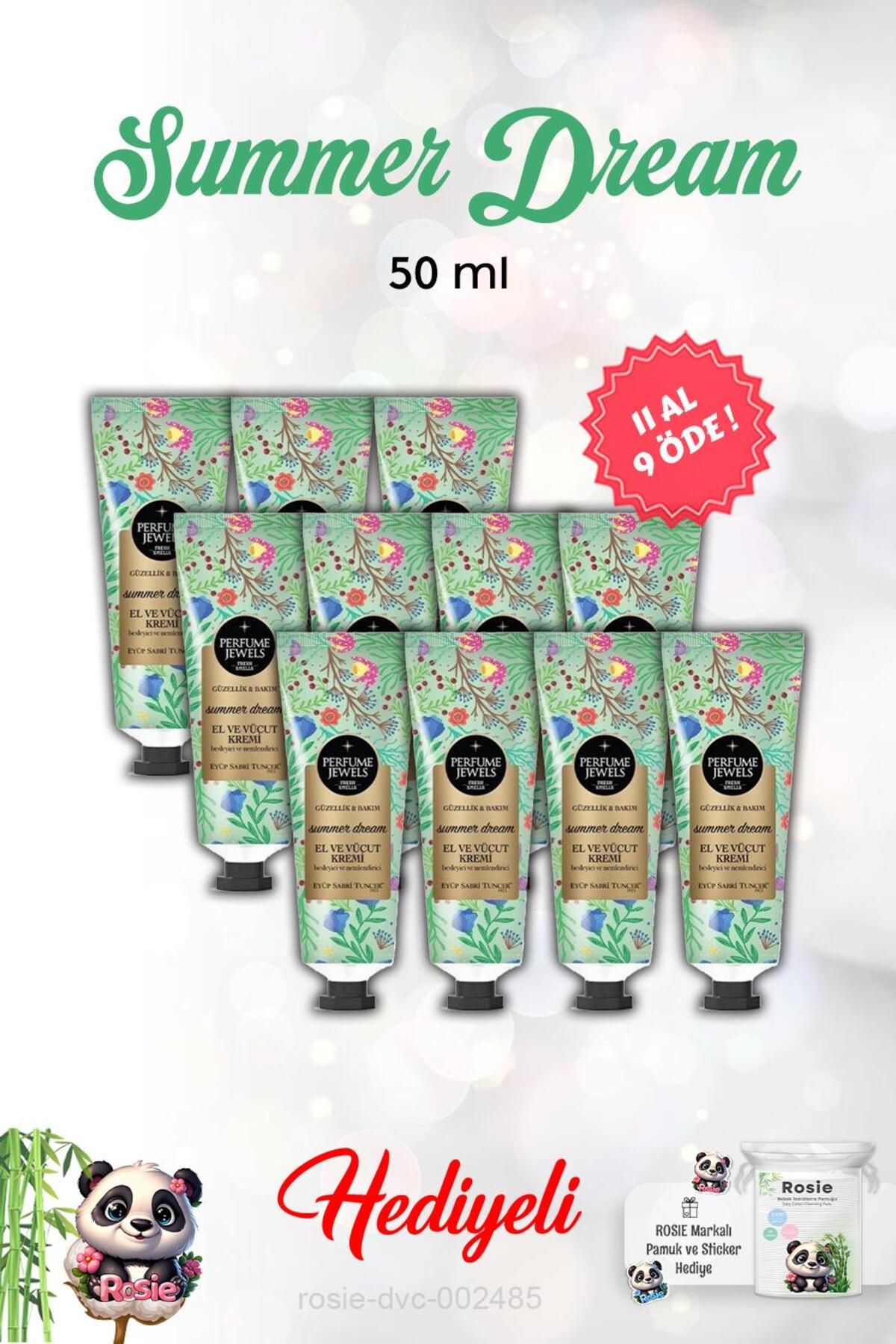 Eyüp Sabri Tuncer Summer Dream 11 AL 9 ÖDE El Ve Vücut Kremi 50 Ml veRosie