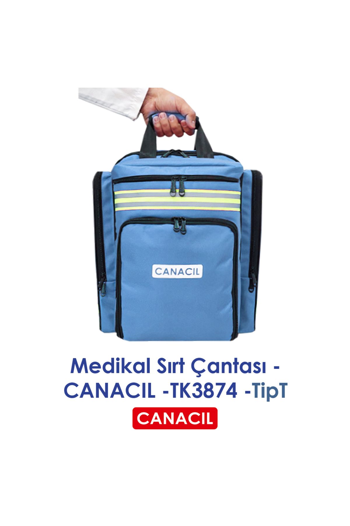 CANACIL TipT Medikal Sırt Çantası - CANACIL -TK3874 - Mavi