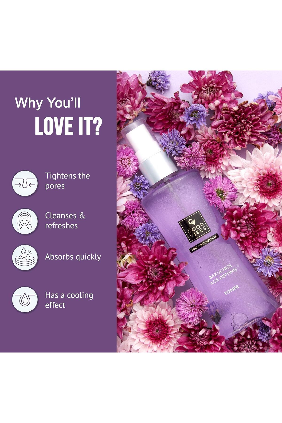 Good Vibes-Bakuchiol Age Defying Toner 100ml 7