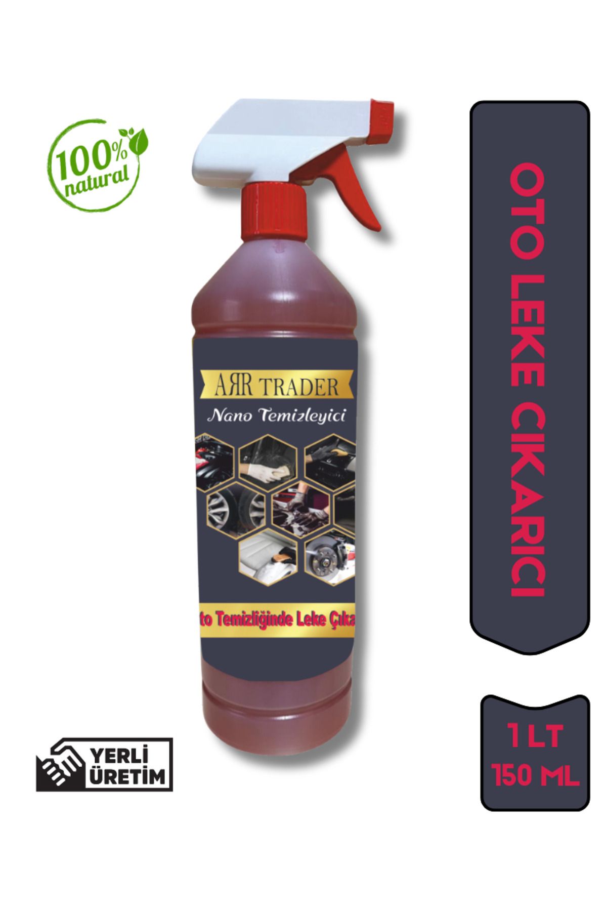 ARR TRADER FRANGRANCE Leke Çıkarıcı Oto ve Motor Temizlik Spreyi 1150 ML