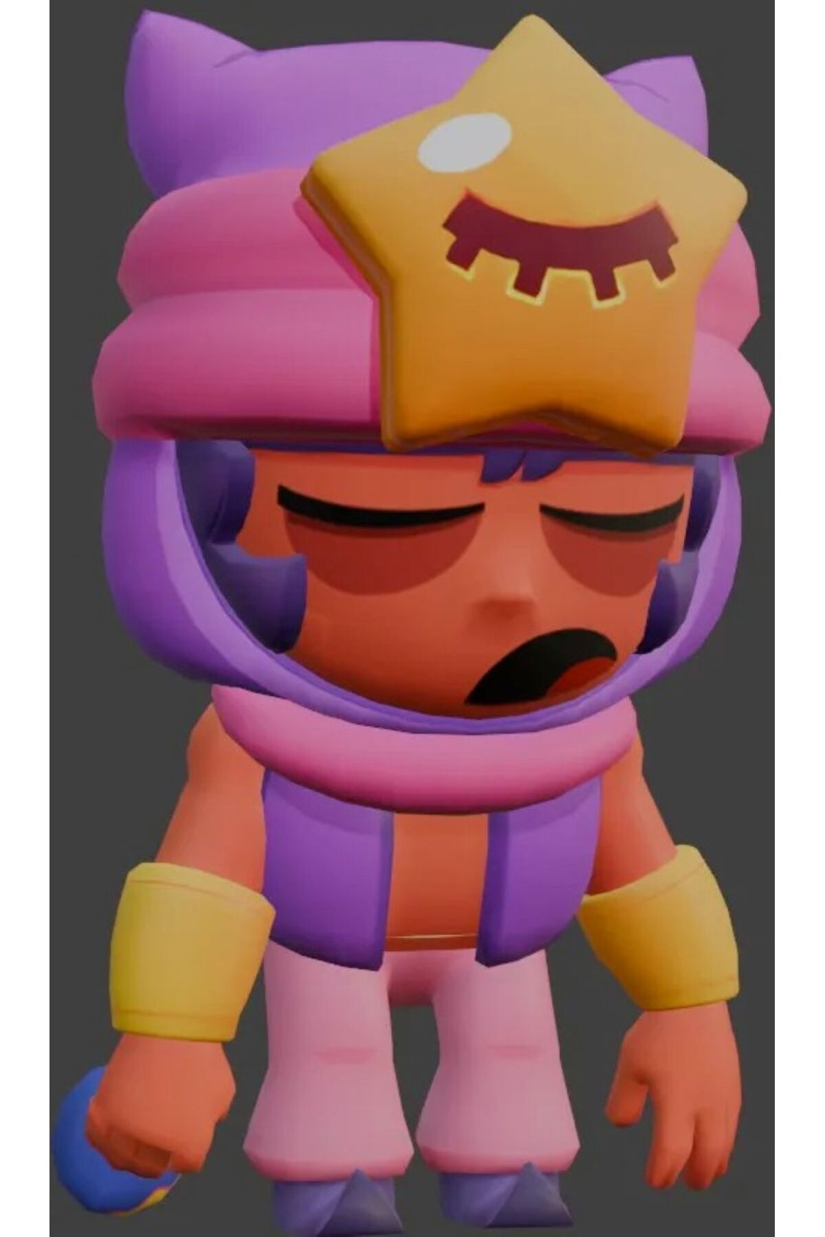 Giftbox3d BRAWL STARS SANDY KARAKTER FİGÜRÜ 20 CM