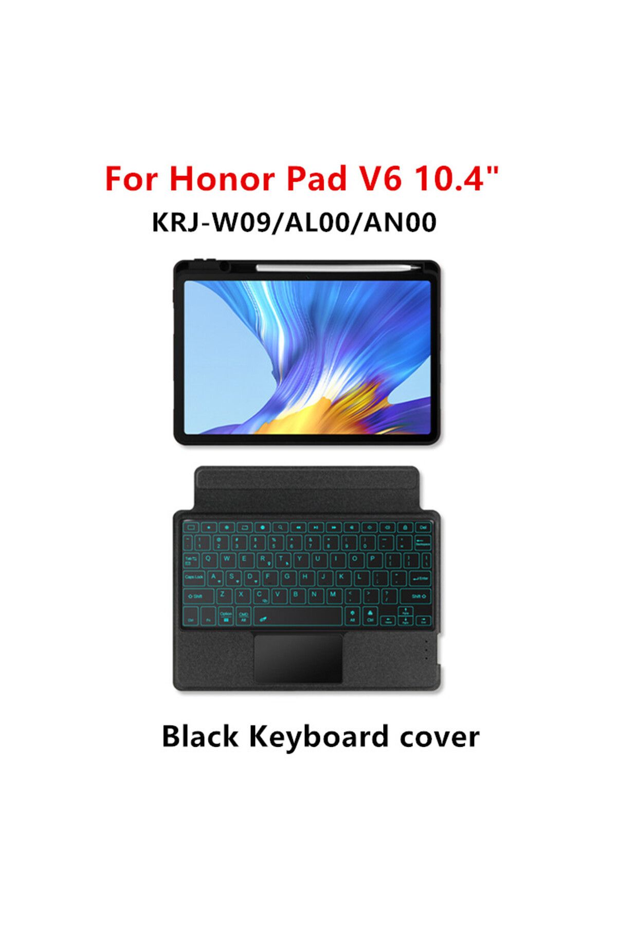 Choice-Russian Layout Honor Pad V6 10.4 Huwei Magic Keyboard Case For Huawei Matepad Se 10.4 Ags5-w09 Ags5- 1